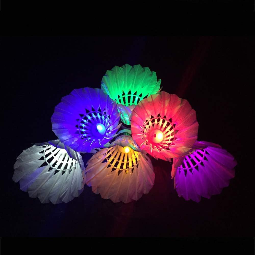Volantes de Bádminton LED ZHENAN P401 Multicolor 4 Pcs
