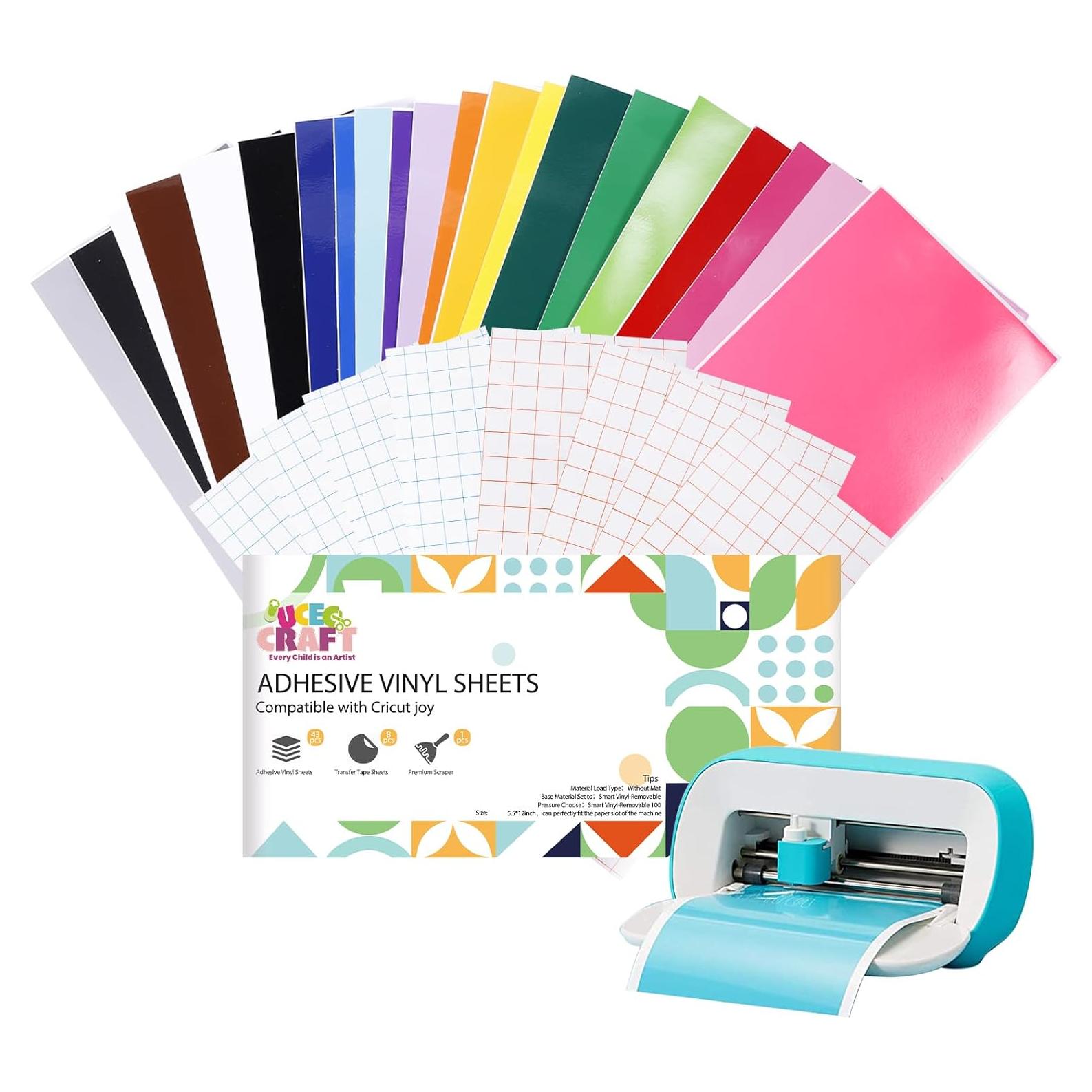 Vinilo Inteligente Removible UCEC para Cricut Joy 22 Colores