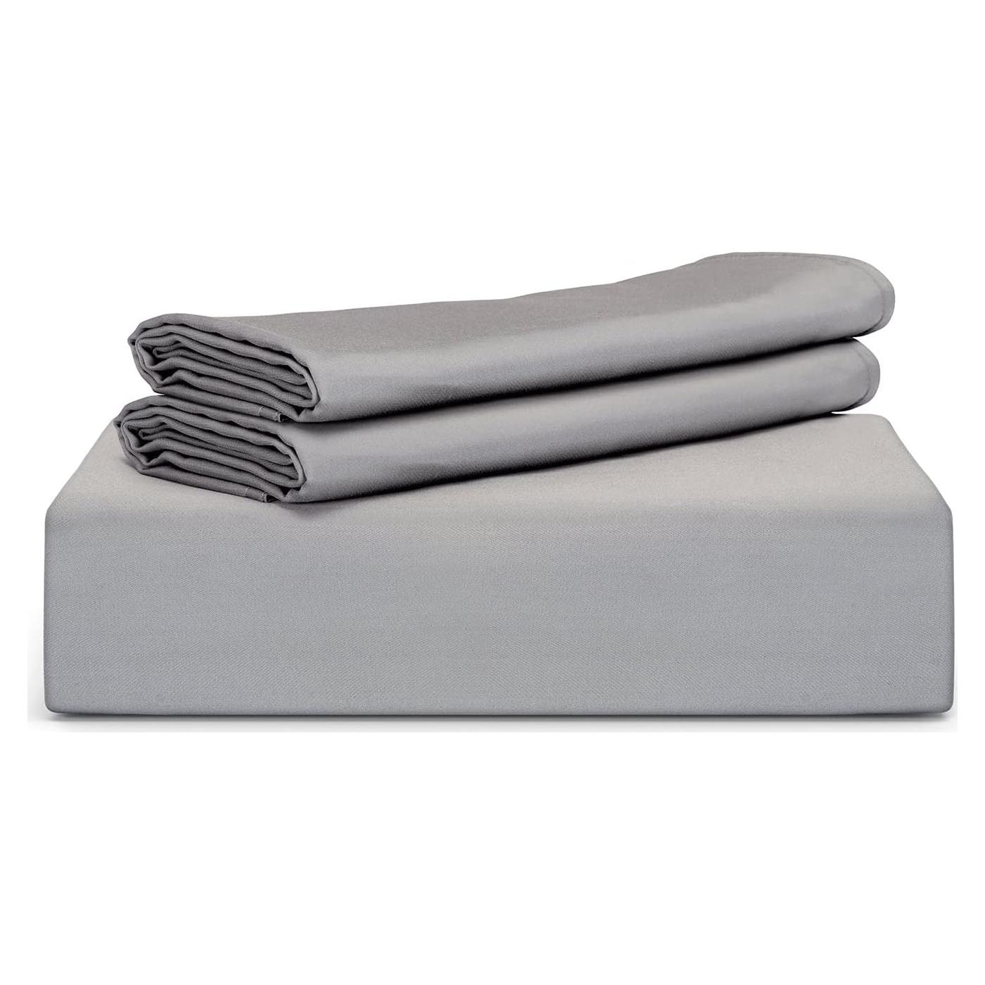 Funda de Edredón King Tafts 3 Piezas Viscosa Bambú Gris