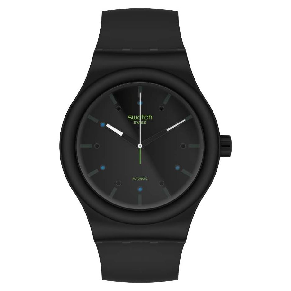 Reloj Swatch Sistem51 Biosourced Unisex 51mm Cuarzo Negro