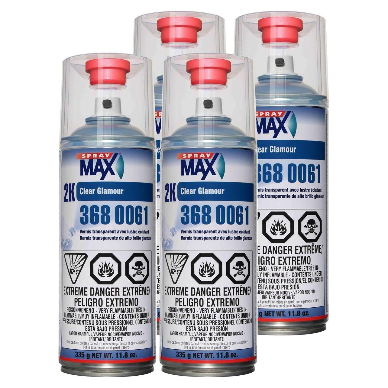 Spray Max 2K Clearcoat Brillante 4 Pack 1.34L Uretano