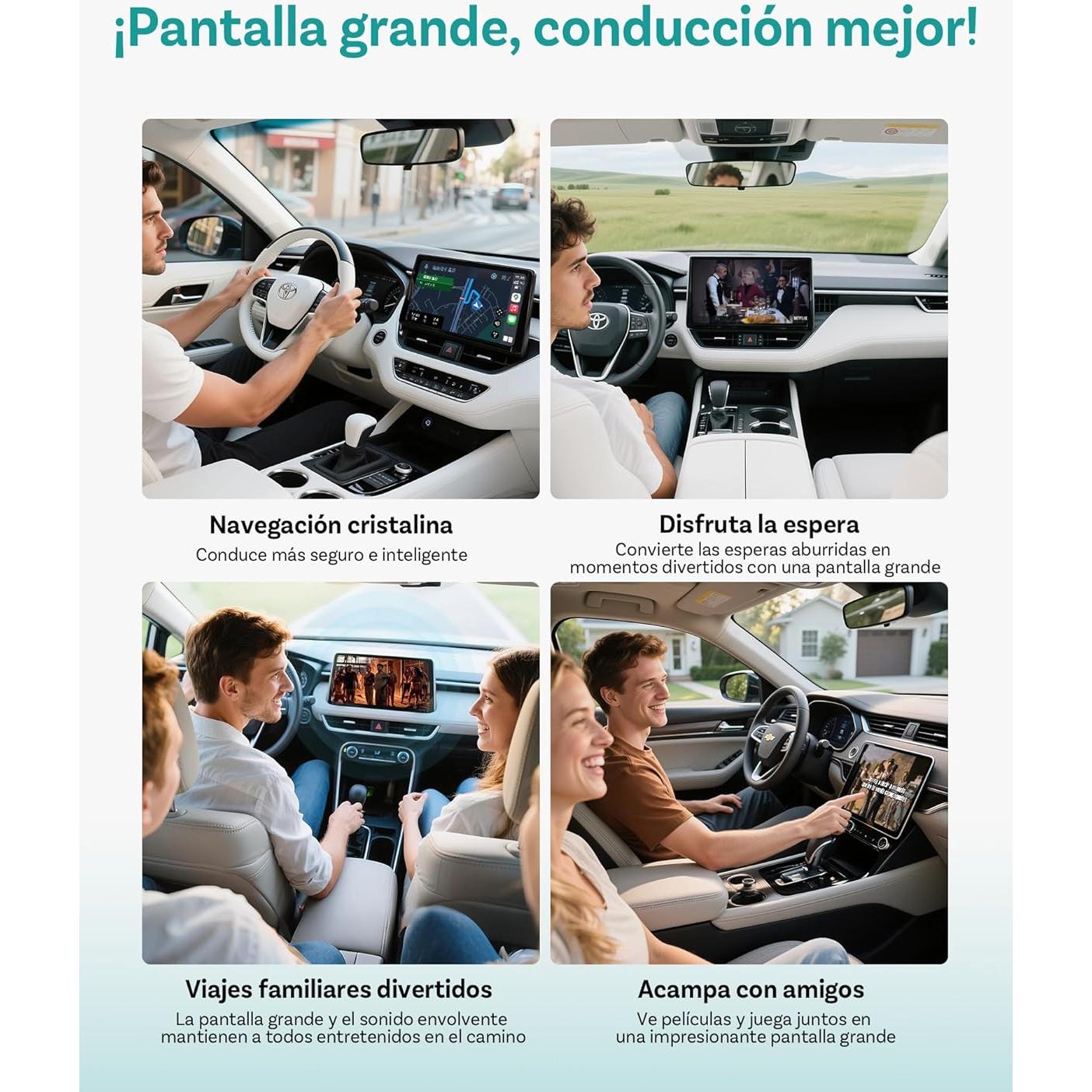 Ottocast Mirror Touch - Adaptador Inalámbrico CarPlay 207g