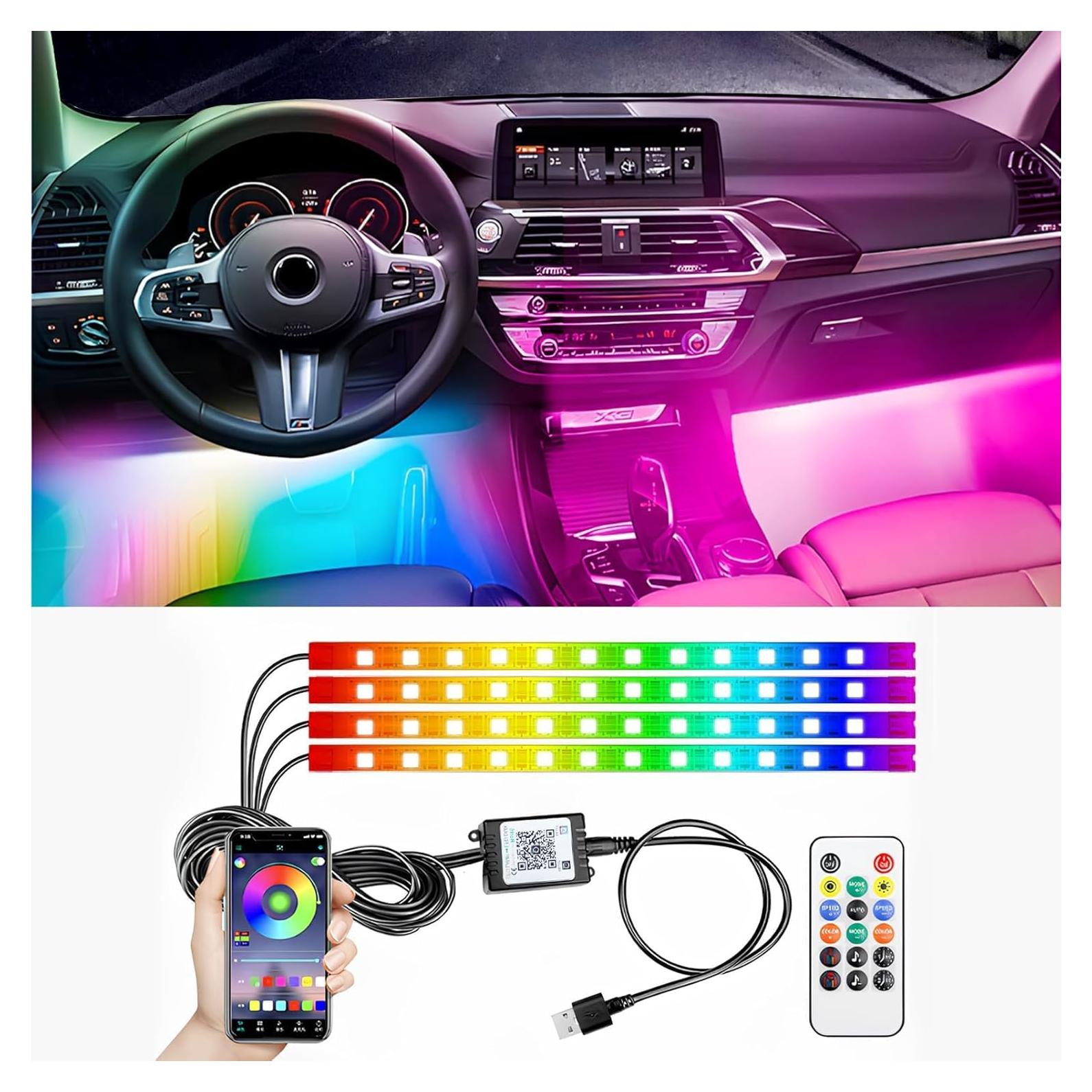 Tira de Luz Interior LED RGB StoneBanks 48 LEDs Control APP