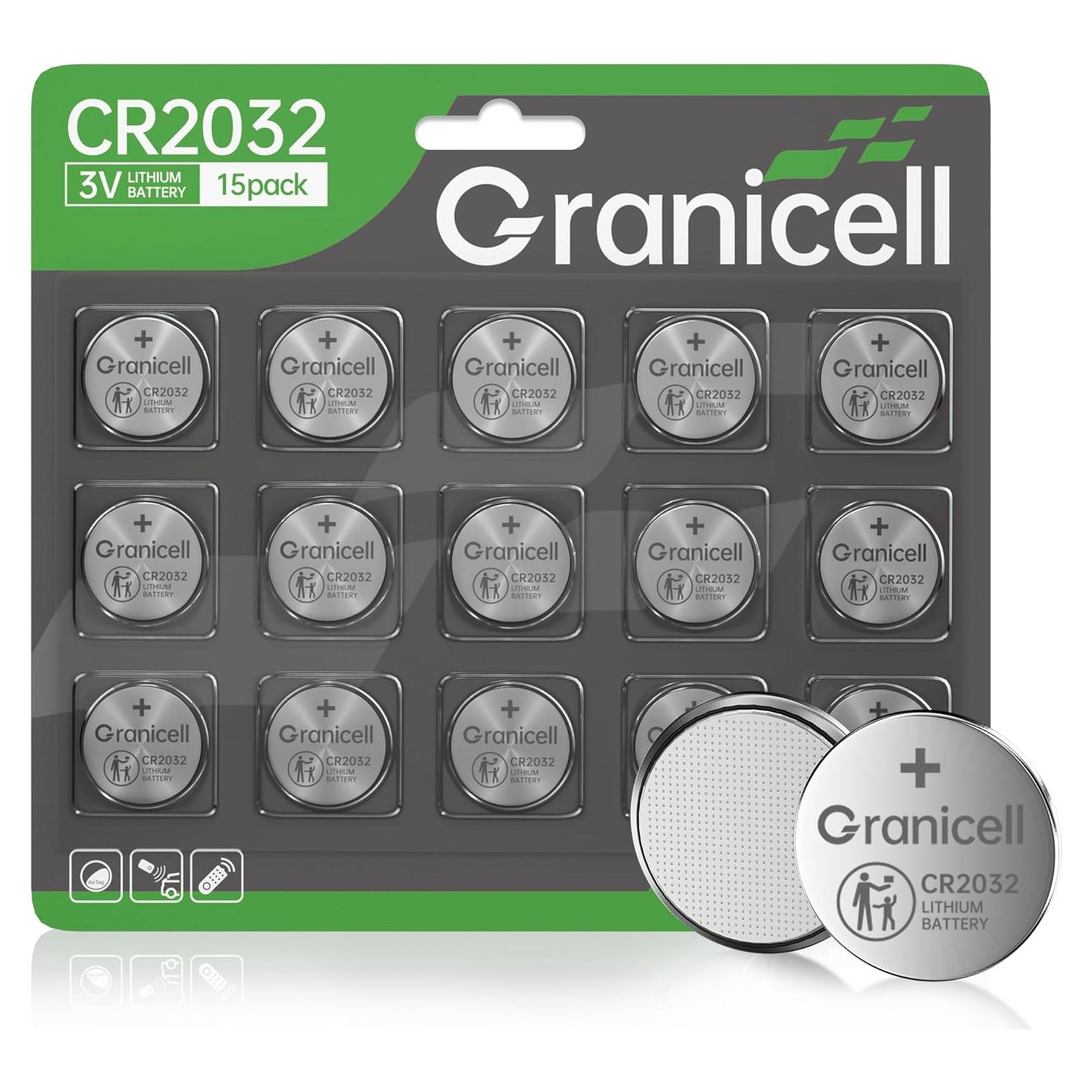 Batería de Litio CR2032 Granicell 3V para Dispositivos Inteligentes