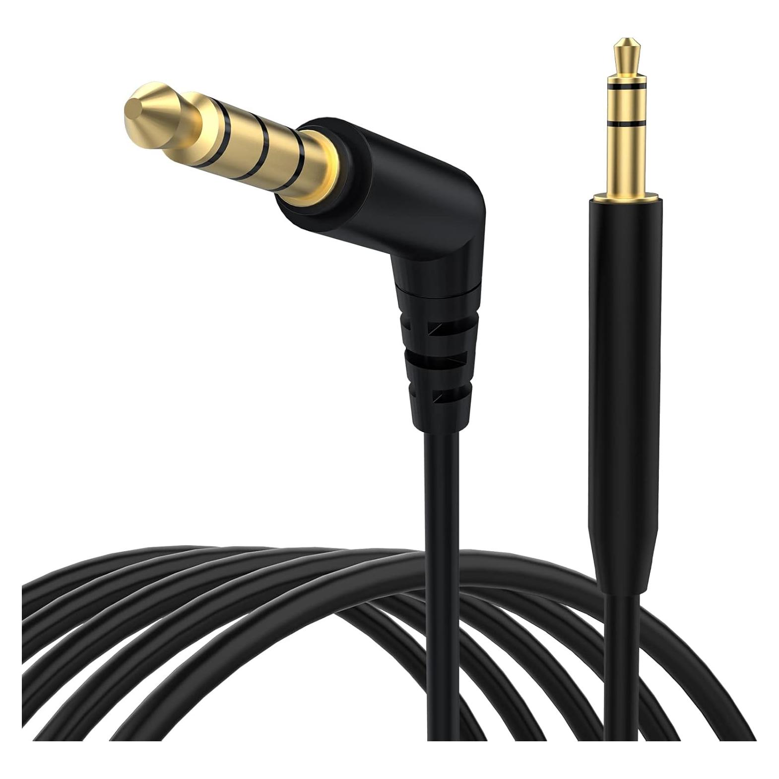 Cable de audio 2.5mm a 3.5mm Zosvoses para Bose QC25 QC35