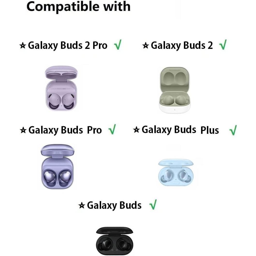 Consejos de Espuma de Memoria JNSA para Galaxy Buds 2 Pro - 6 Pares