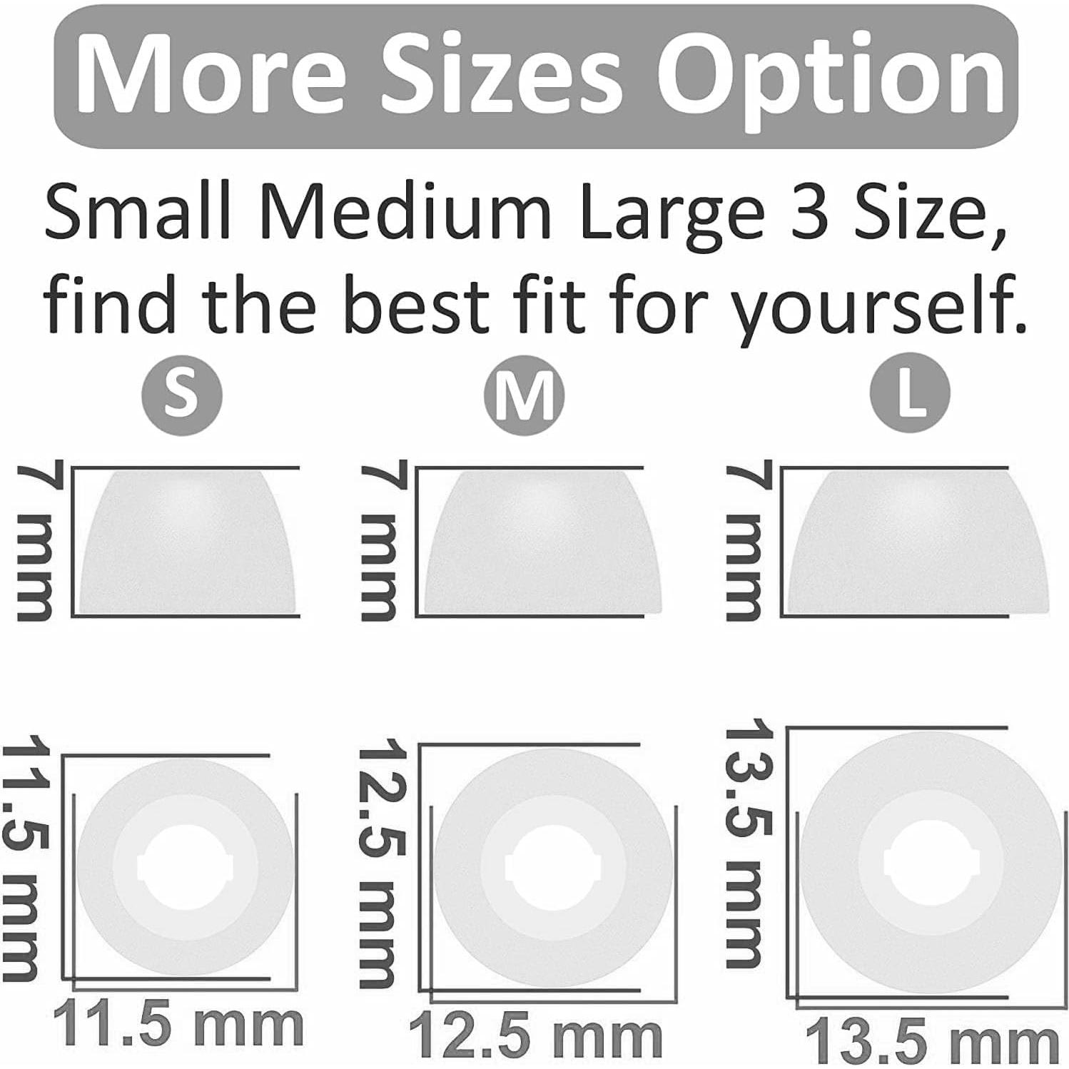 Consejos de Espuma de Memoria JNSA para Galaxy Buds 2 Pro - 6 Pares