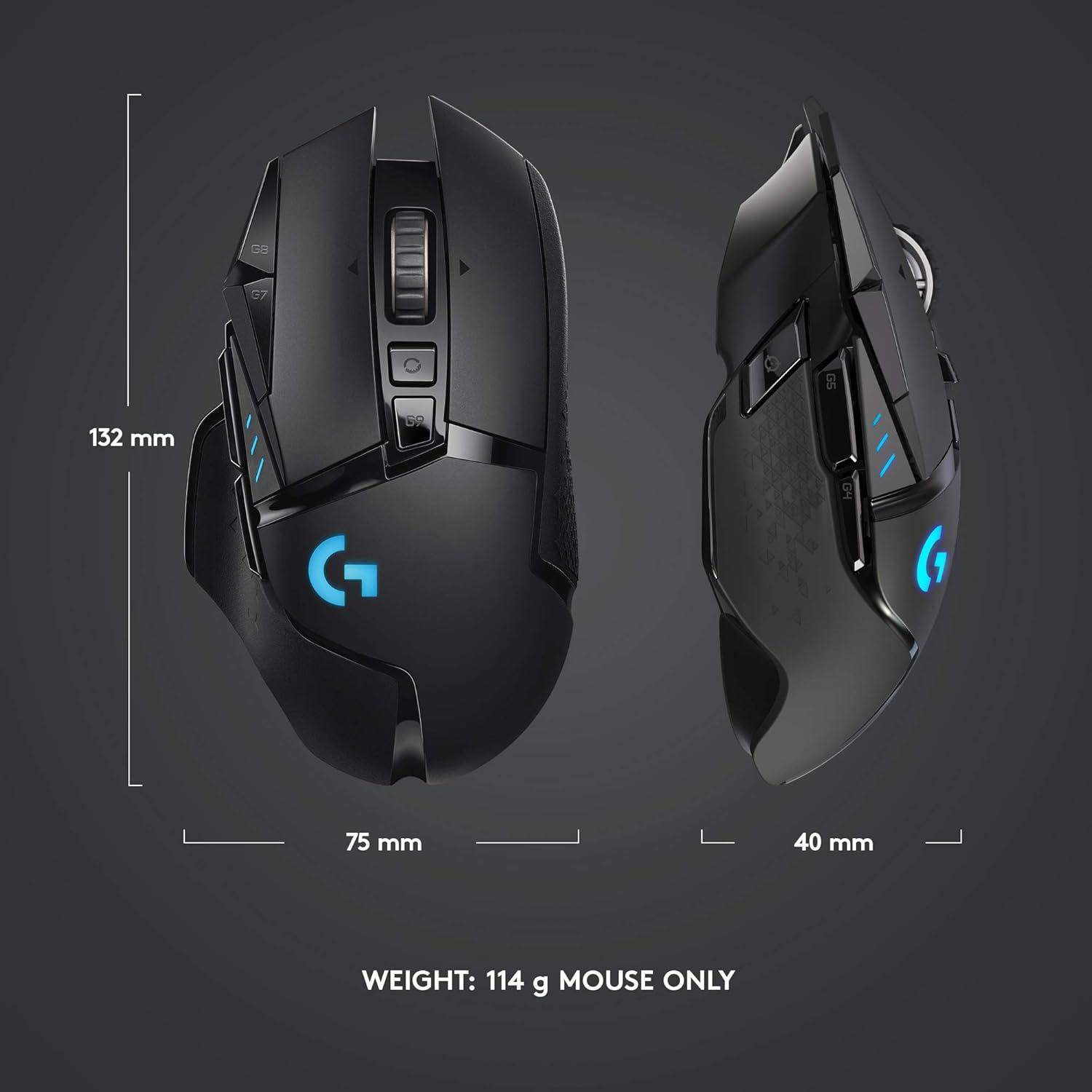 Ratón Inalámbrico para Juegos Logitech G502 LIGHTSPEED 25600 DPI