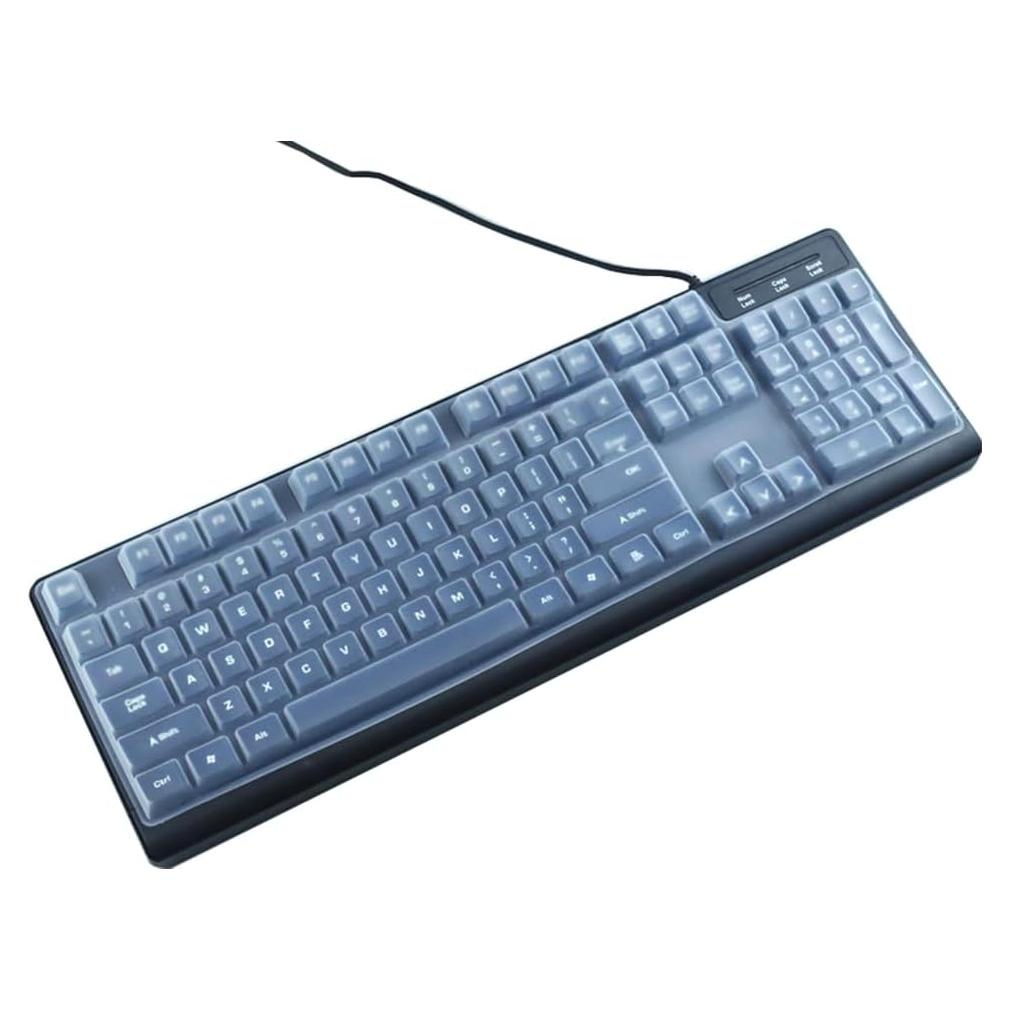 Funda de Teclado Silicona Yuomik Transparente para Corsair K60