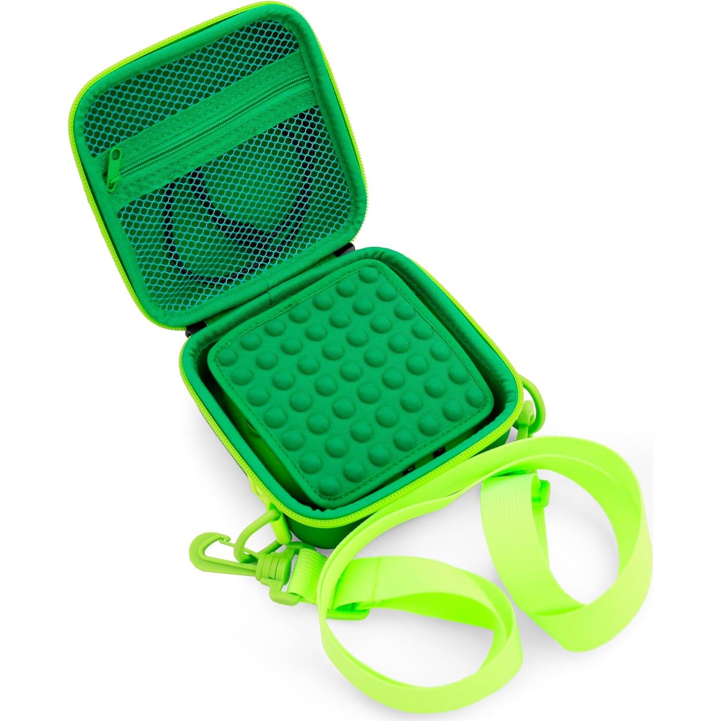 Funda de Viaje CASEMATIX para Altavoz Bluetooth Ultimate Ears MINIROLL - Verde