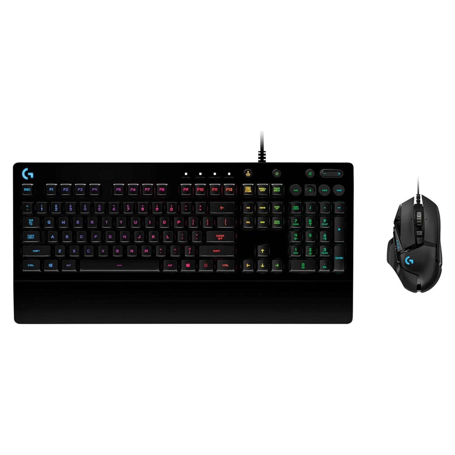 Combo Gaming Logitech G502 Hero y G213 Prodigy RGB - Ratón y Teclado