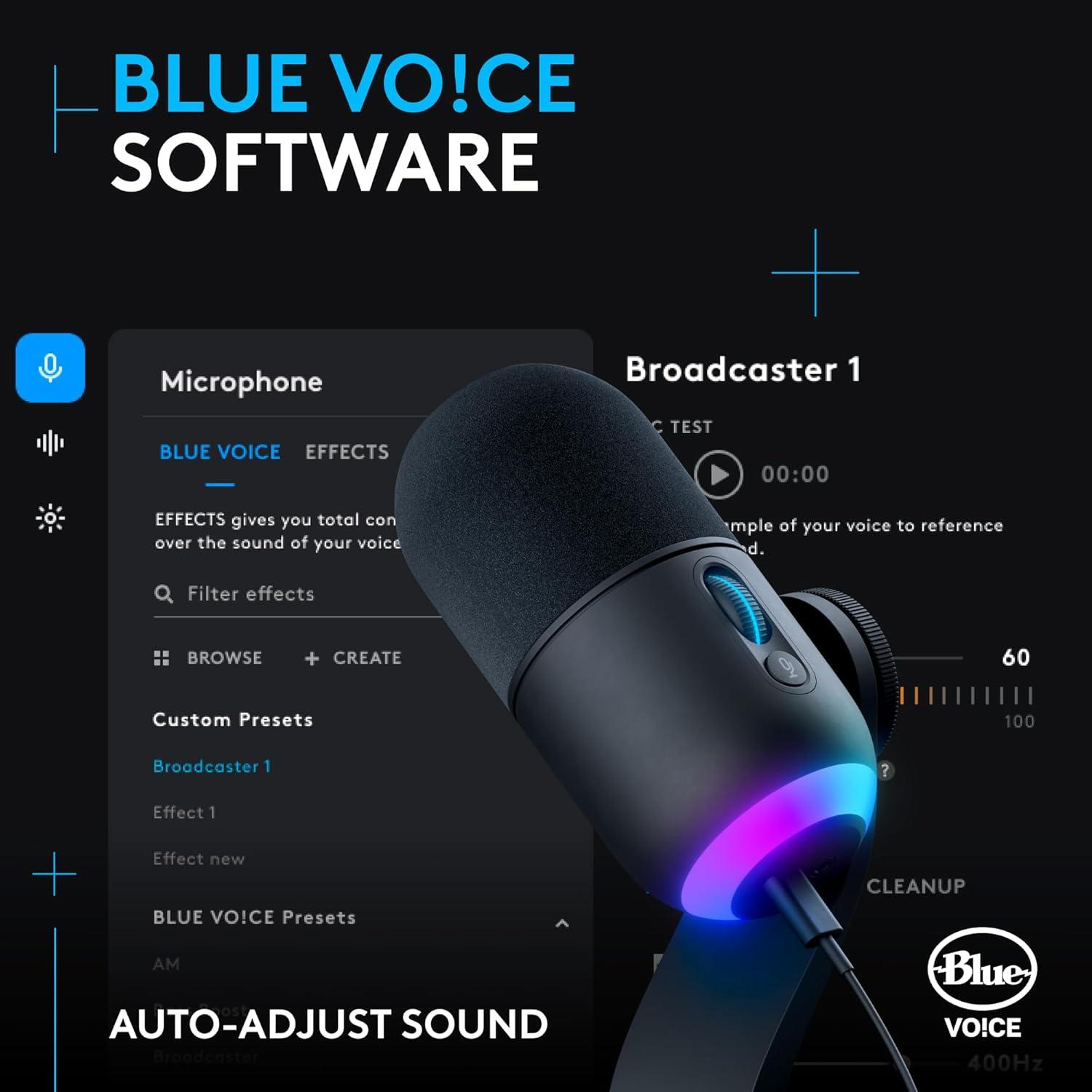 Combo Ratón Inalámbrico Logitech G502 X Plus + Micrófono Yeti GX RGB