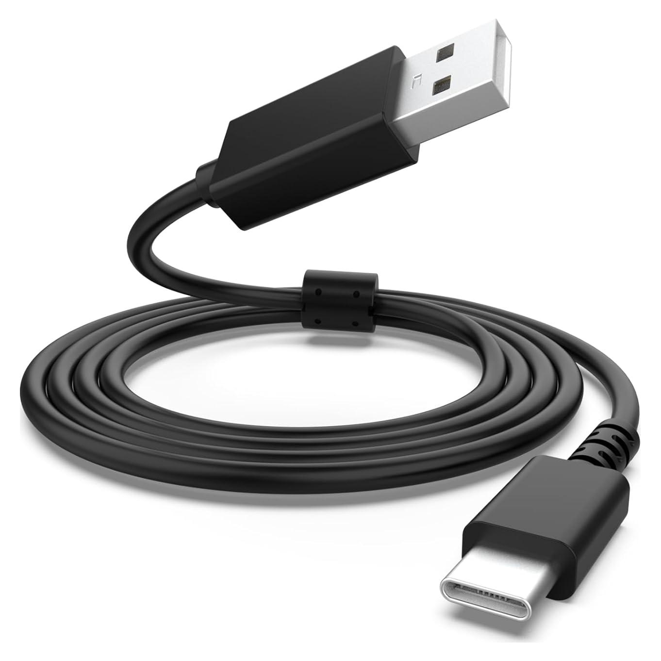 Cable de carga USB-C Zosvoses 1.8m para Logitech G733, G502
