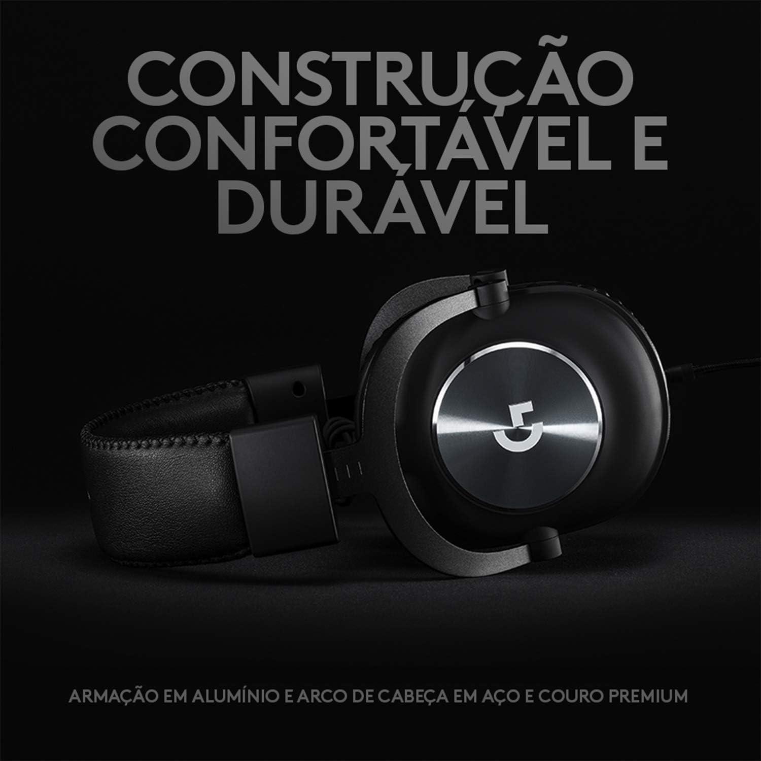 Auriculares Gaming Logitech G PRO 50mm con Micrófono - Negro