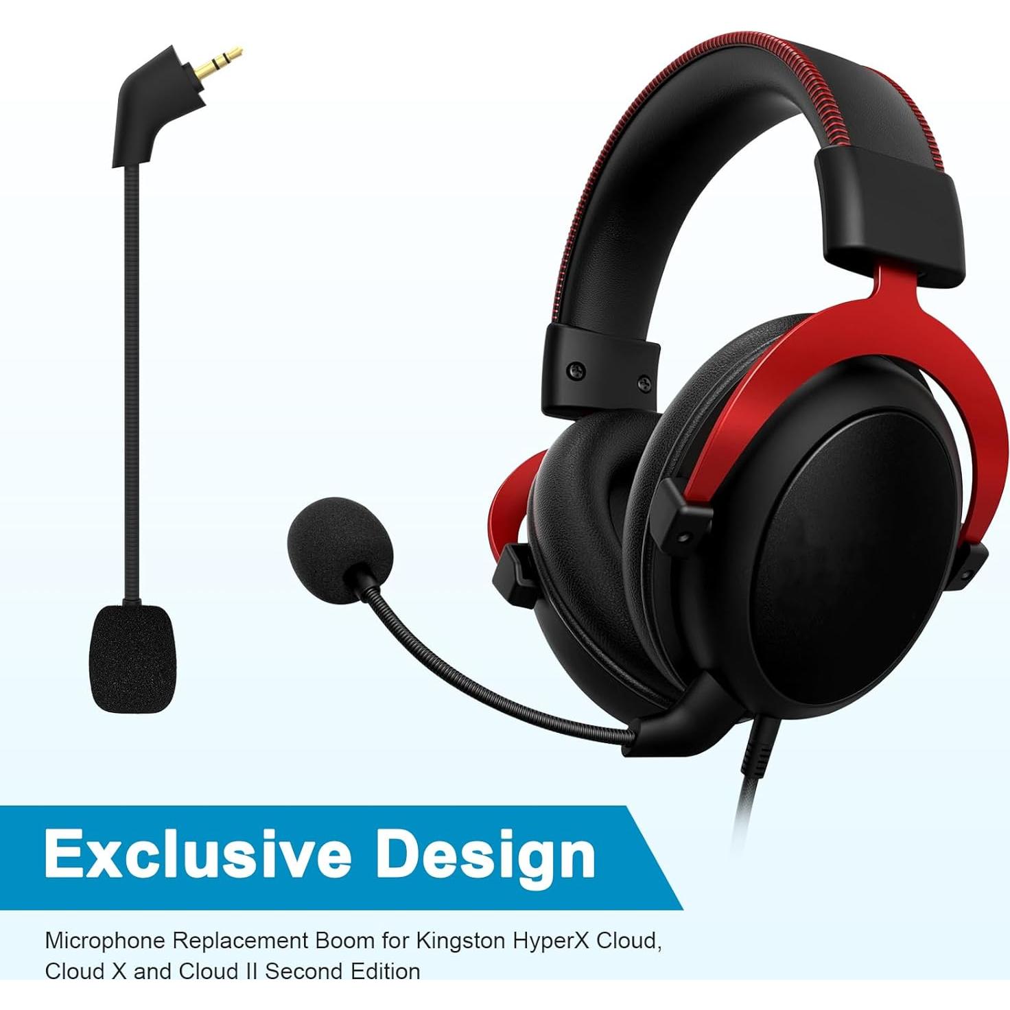 Micrófono de Reemplazo Toxaoii para Auriculares HyperX Cloud II