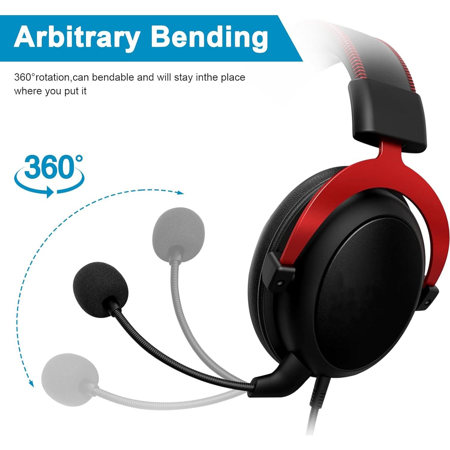 Micrófono de Reemplazo Toxaoii para Auriculares HyperX Cloud II