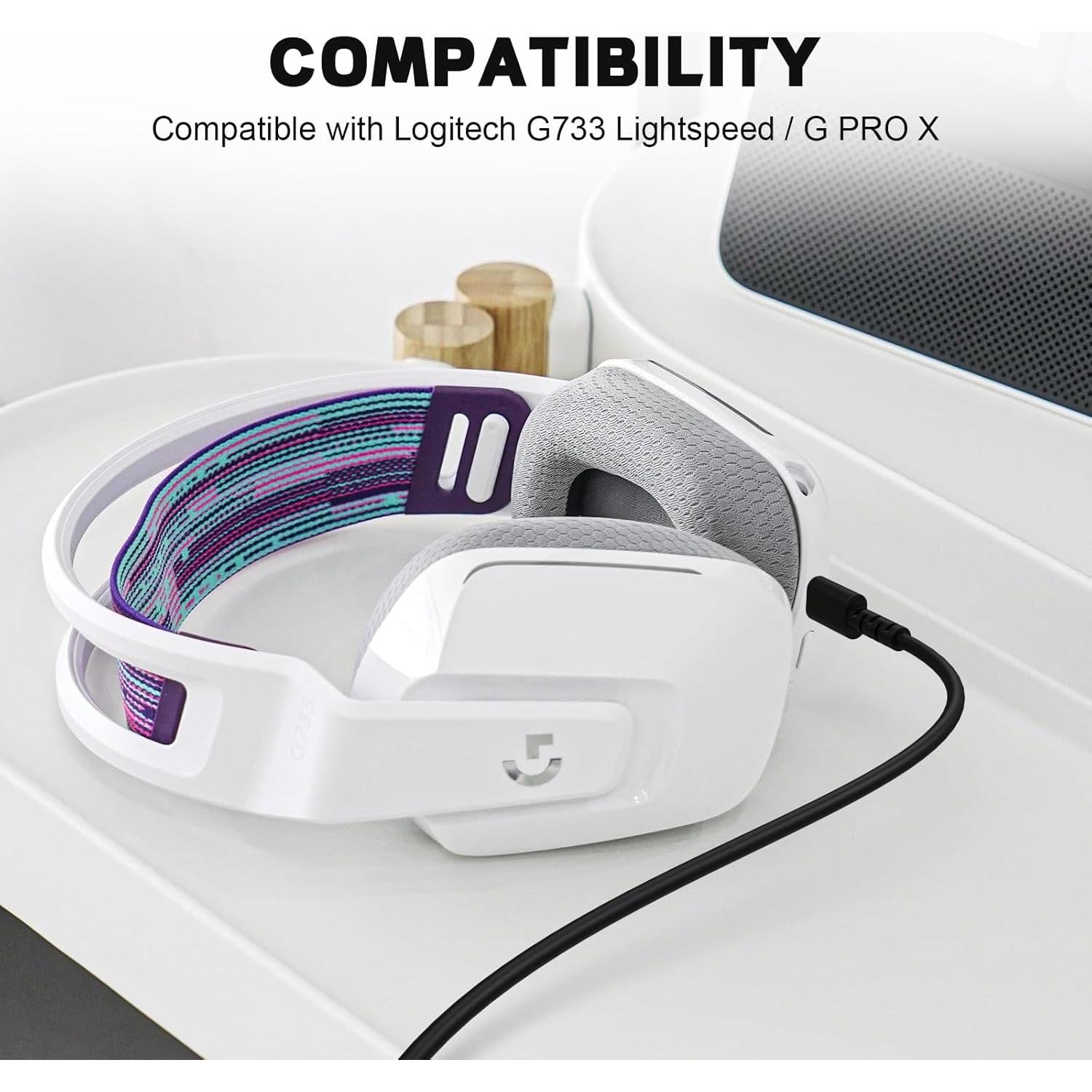 Cable de carga USB-C Arzweyk 1.8m para auriculares y teclados