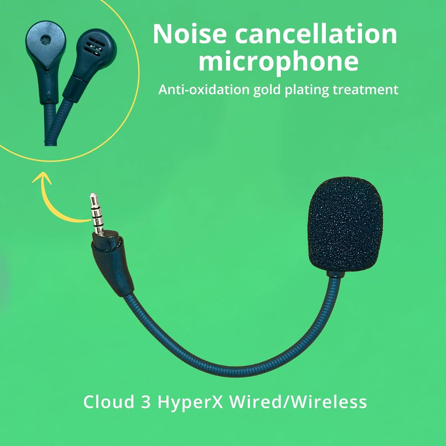 Micrófono de Reemplazo HyperX Cloud III con Cancelación de Ruido