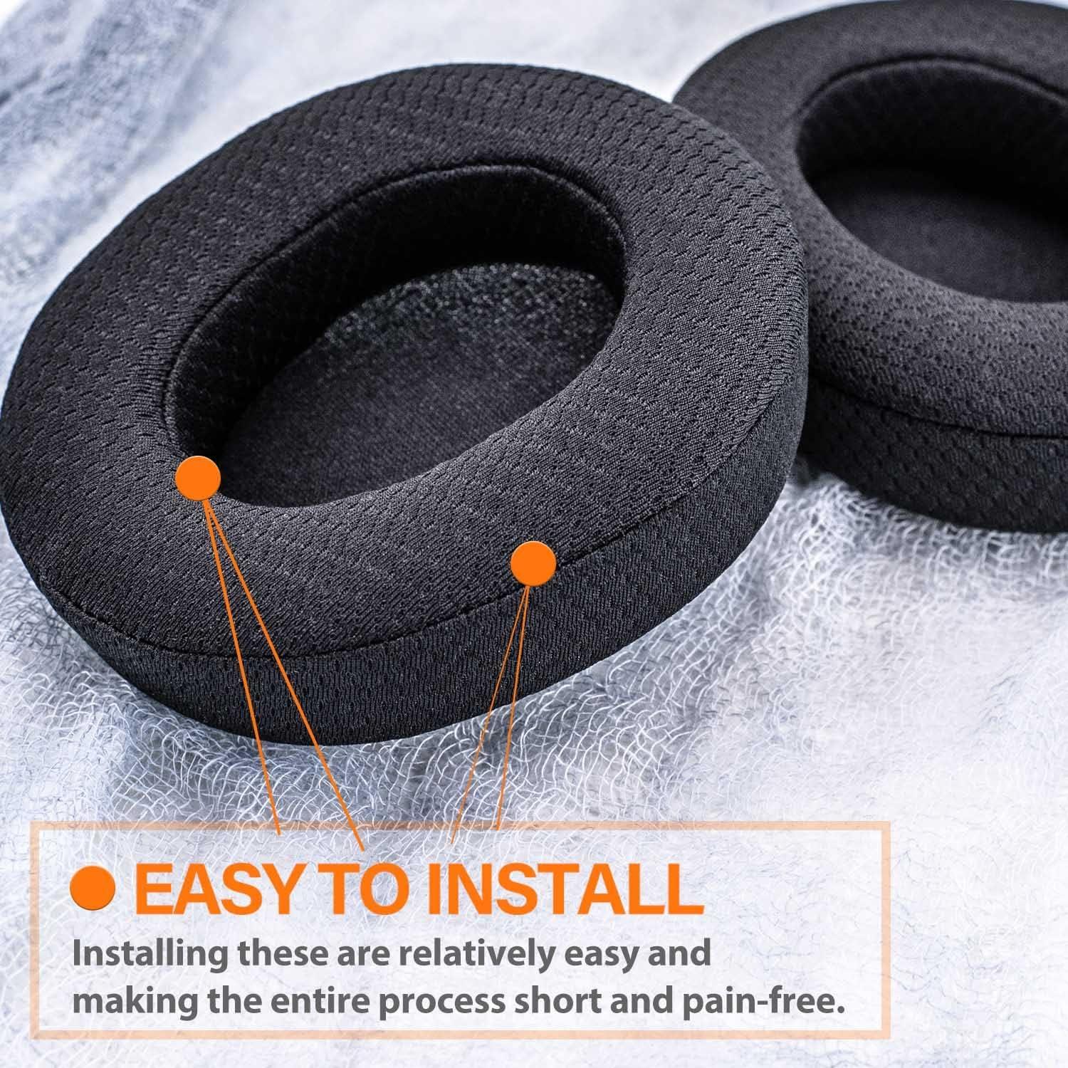 Almohadillas de Reemplazo TRANSTEK para Auriculares Arctis Nova Pro con Cable - Malla Transpirable