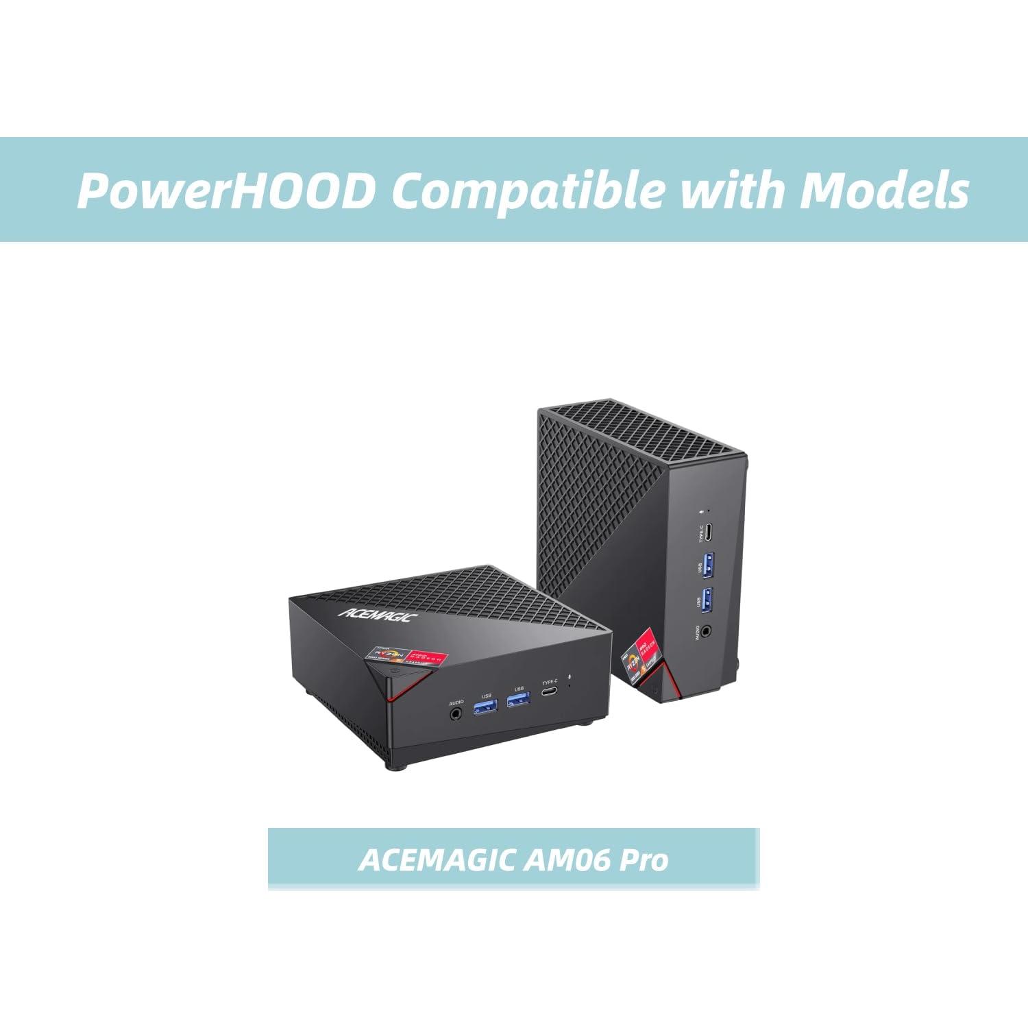 Adaptador CA USB Tipo-C 65W PowerHOOD para ACEMAGIC AM06