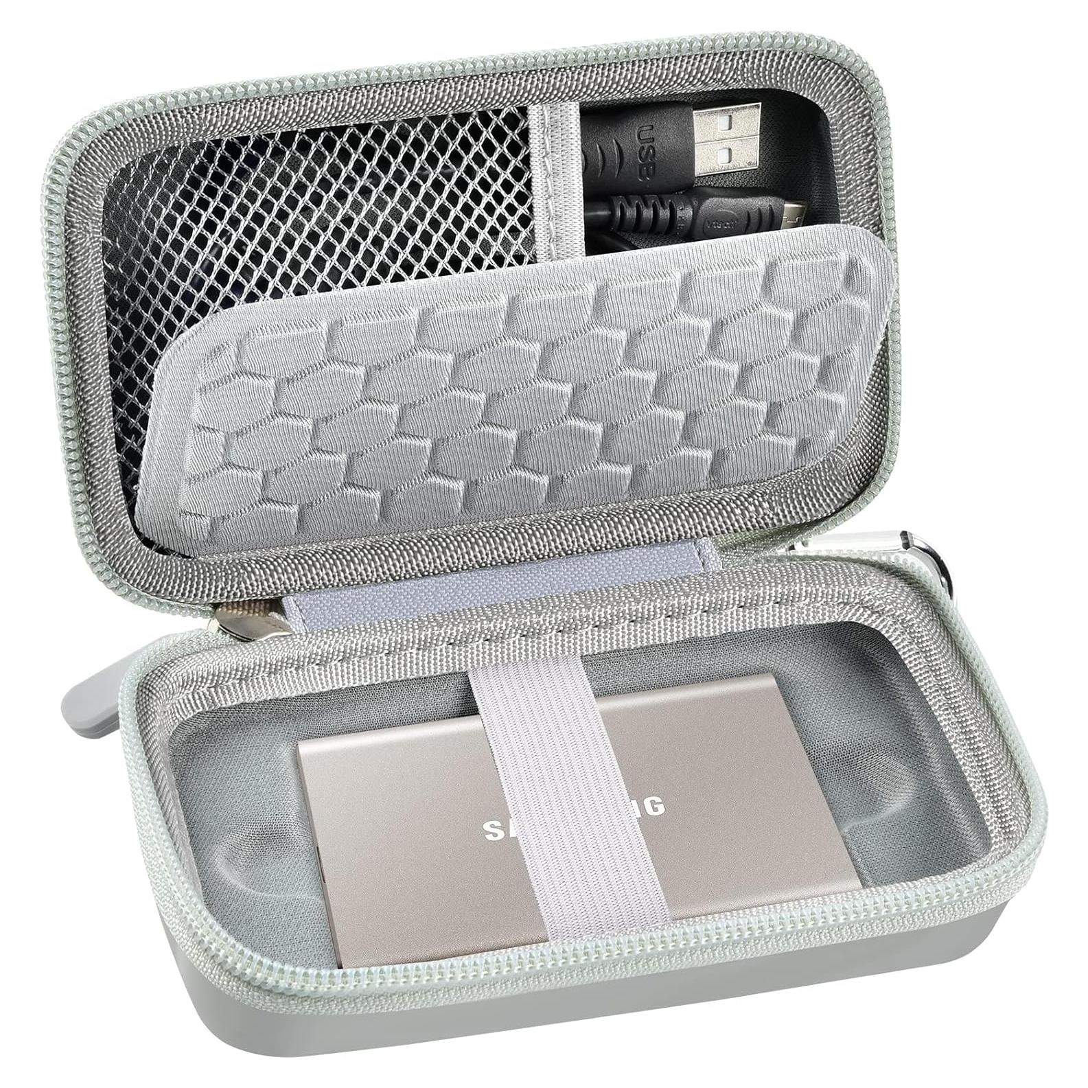 Funda Protectora para SSD Samsung T7 Touch 1TB 2TB Gris