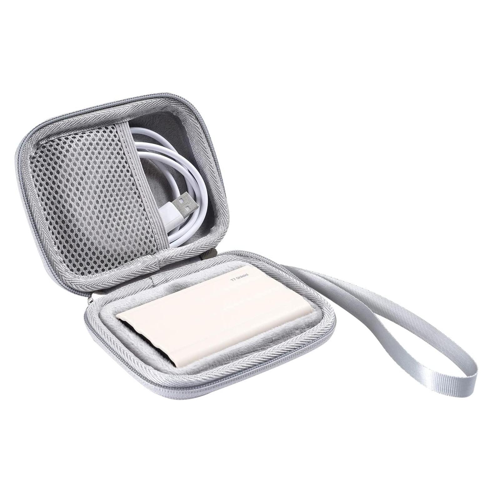 Funda Dura AONKE para SSD Samsung T7 Shield/T9 1TB/2TB Gris