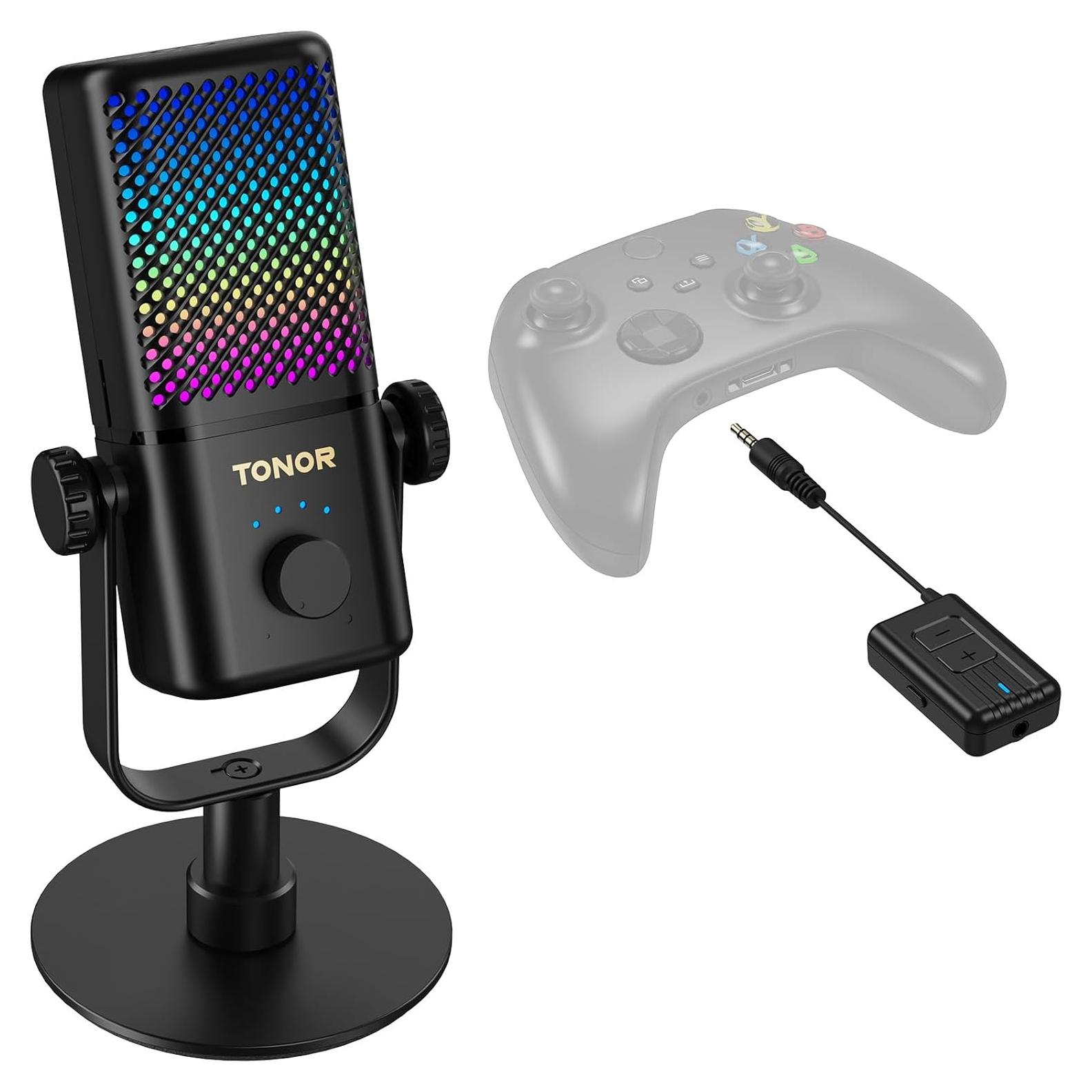 Micrófono Inalámbrico TONOR TCX3 Flow RGB para Juegos