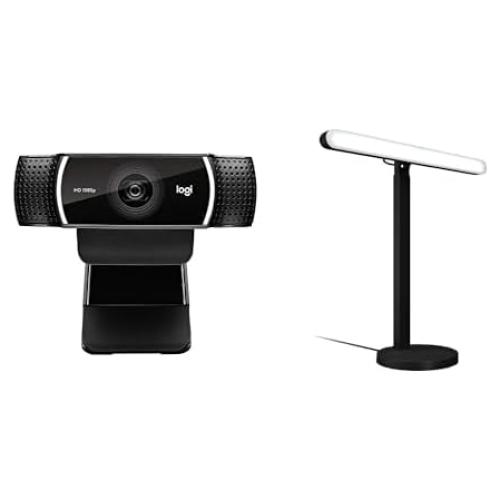 Webcam Logitech C922x Pro Stream + Luz LED Litra Beam