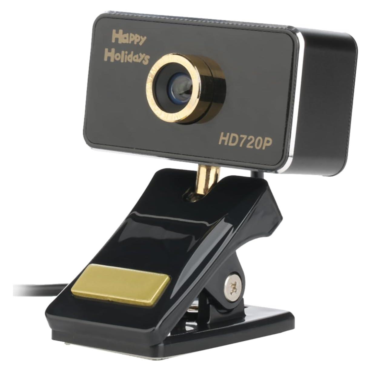 Cámara Web HD 720P Bocodow con Micrófono y Corrección de Luz