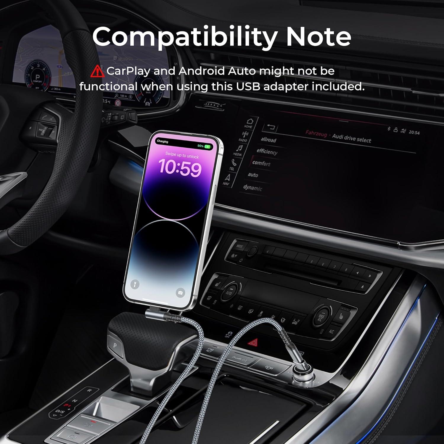 Cargador Basesailor USB-C a Lightning 3M Carga Rápida iPhone