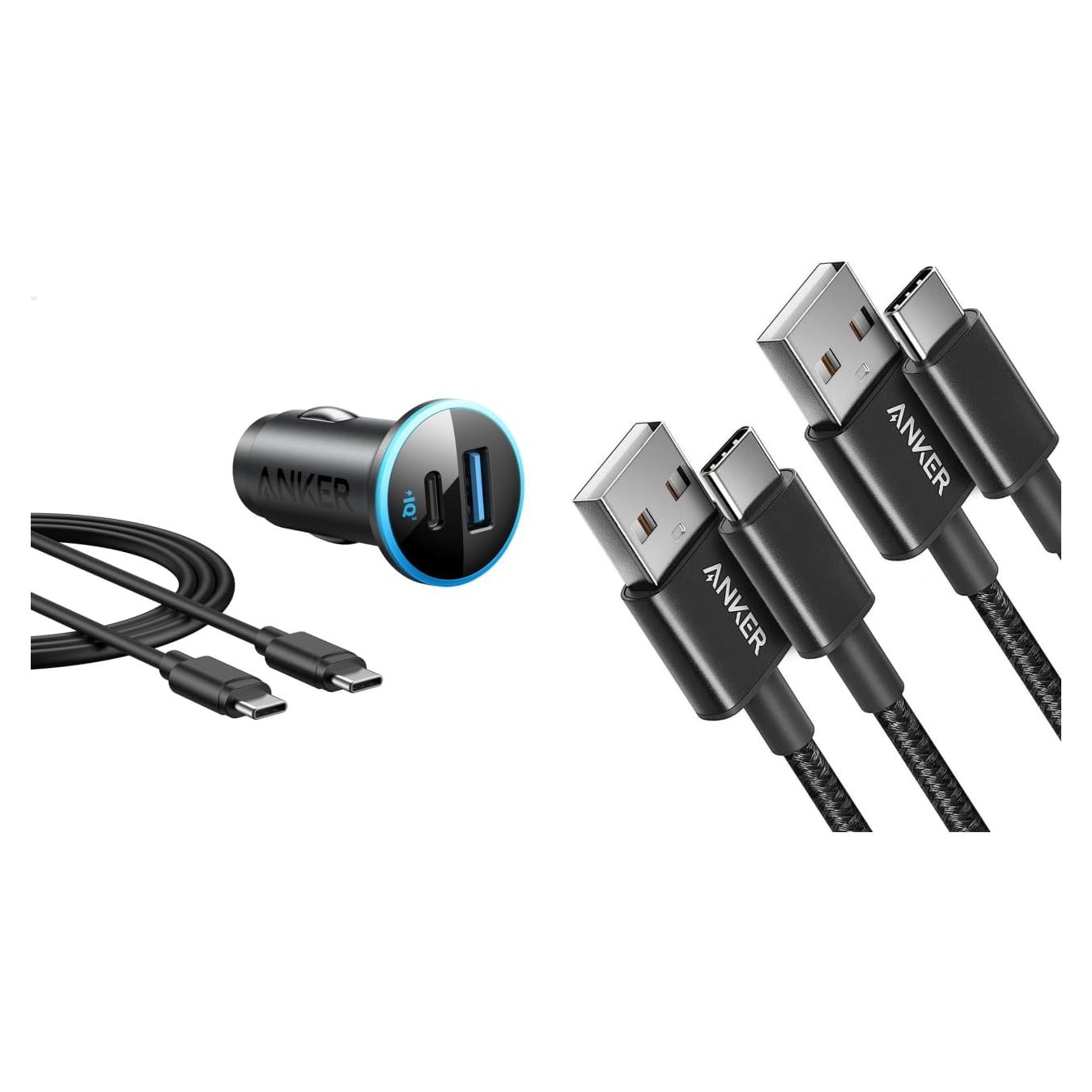 Cable USB a USB C Anker 0.91 m 2 Paquete Carga Rápida