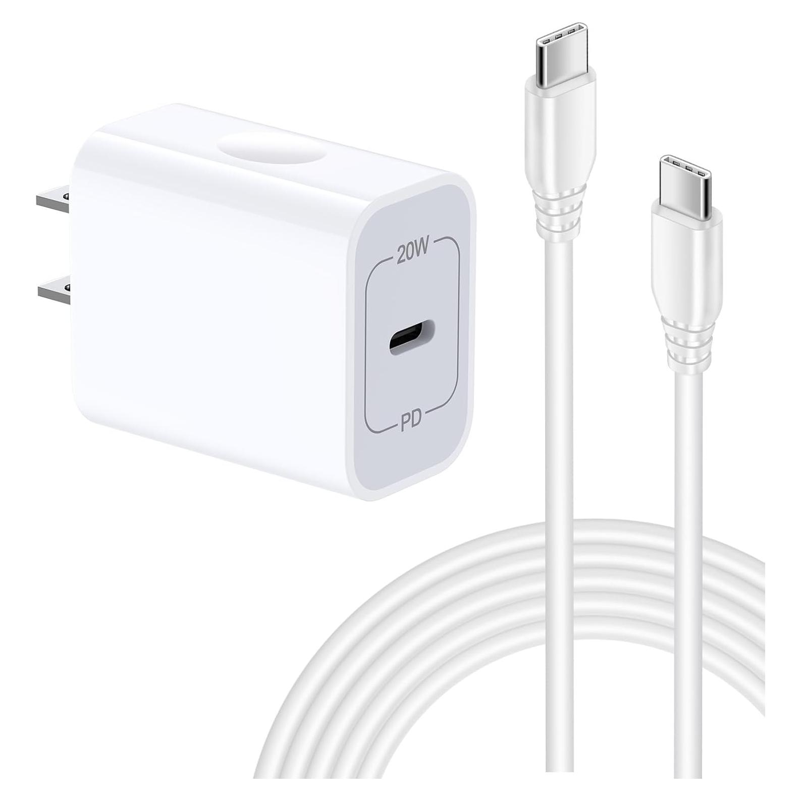 Cargador Rápido 20W AILKIN USB C con Cable 6FT para iPhone 17