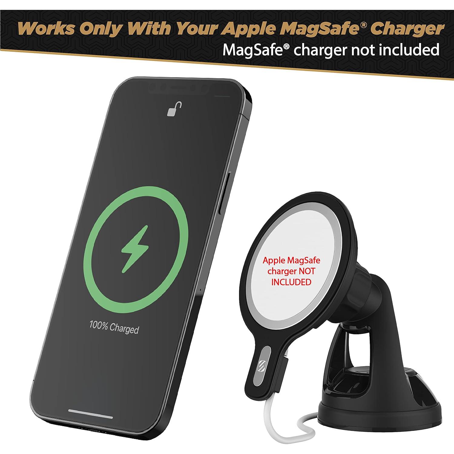 Soporte de Ventosa para Cargador MagSafe Scosche MSHWDPD20 Negro