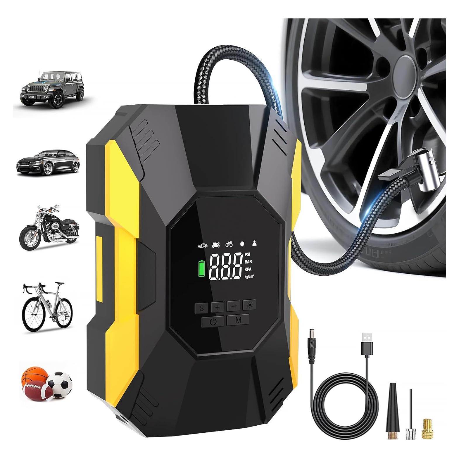 Compresor de Aire Portátil FLYKID 150PSI Batería Recargable