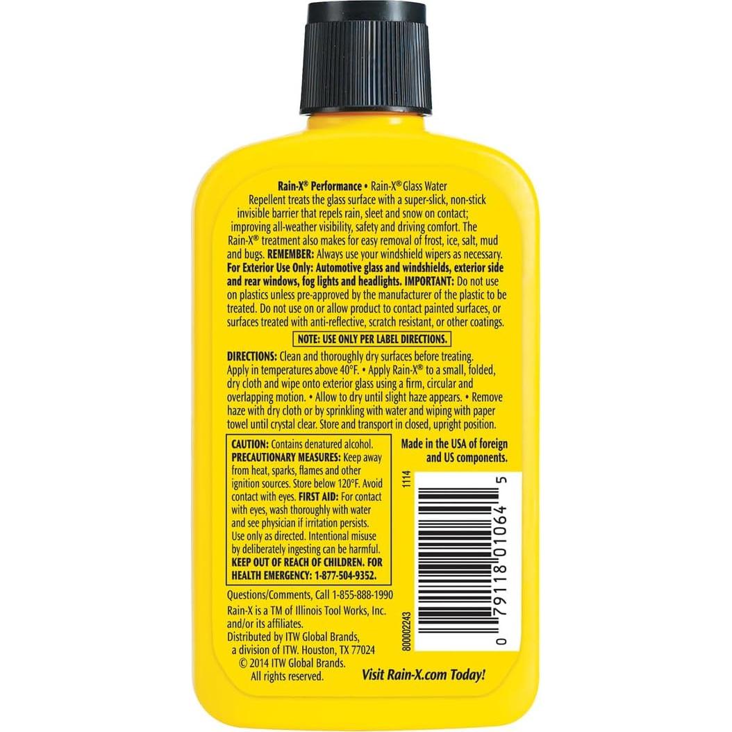 Tratamiento de Vidrio Rain-X 800002243 198 ml - Mejora Visibilidad Lluvia