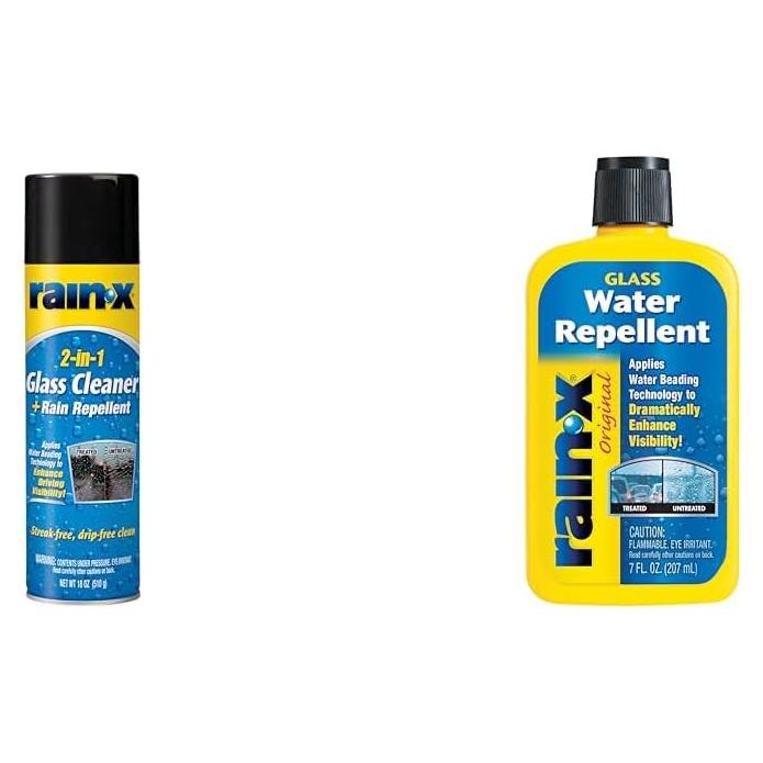Paquete Cuidado Cristales Rain-X 2-en-1 532ml + 207ml