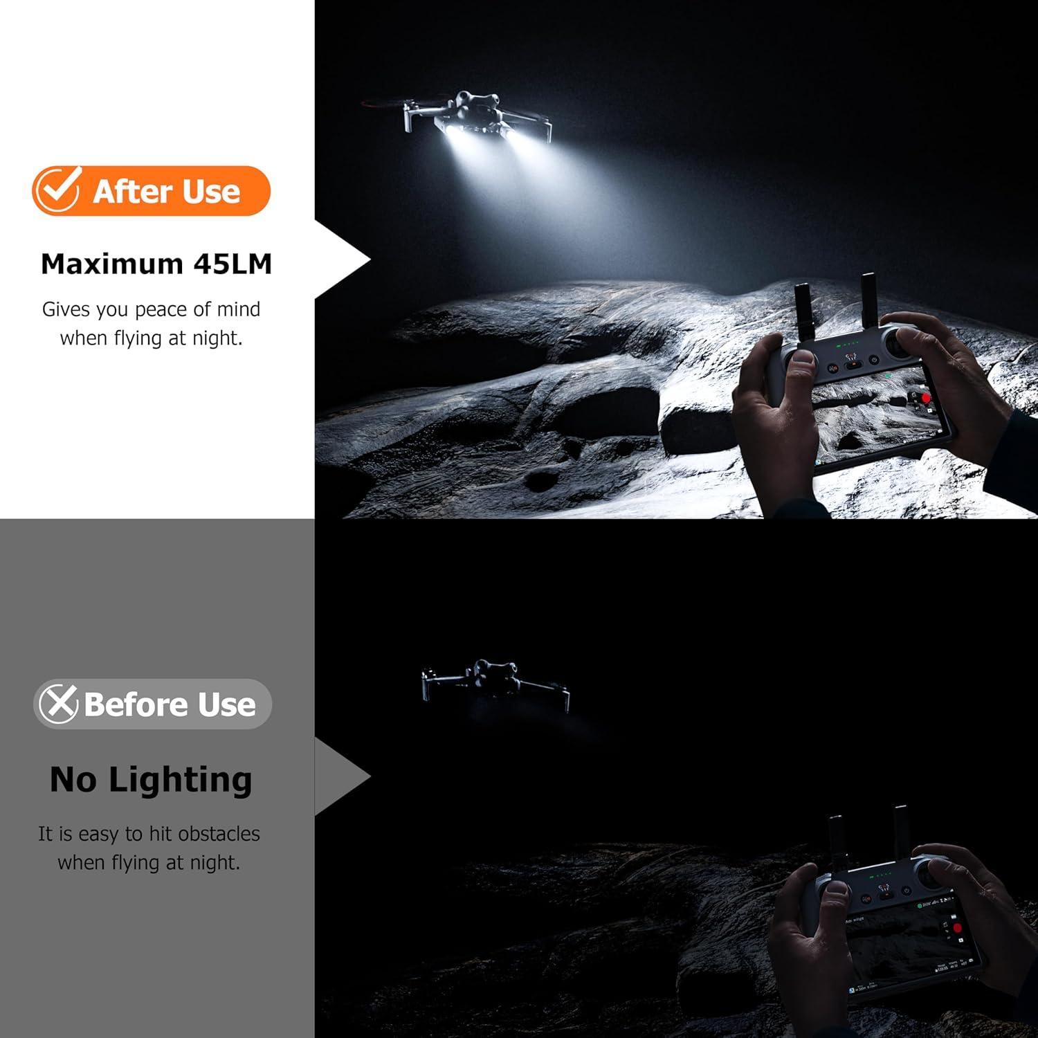 Luz de Vuelo Nocturno LED STARTRC para DJI Mini 4 Pro