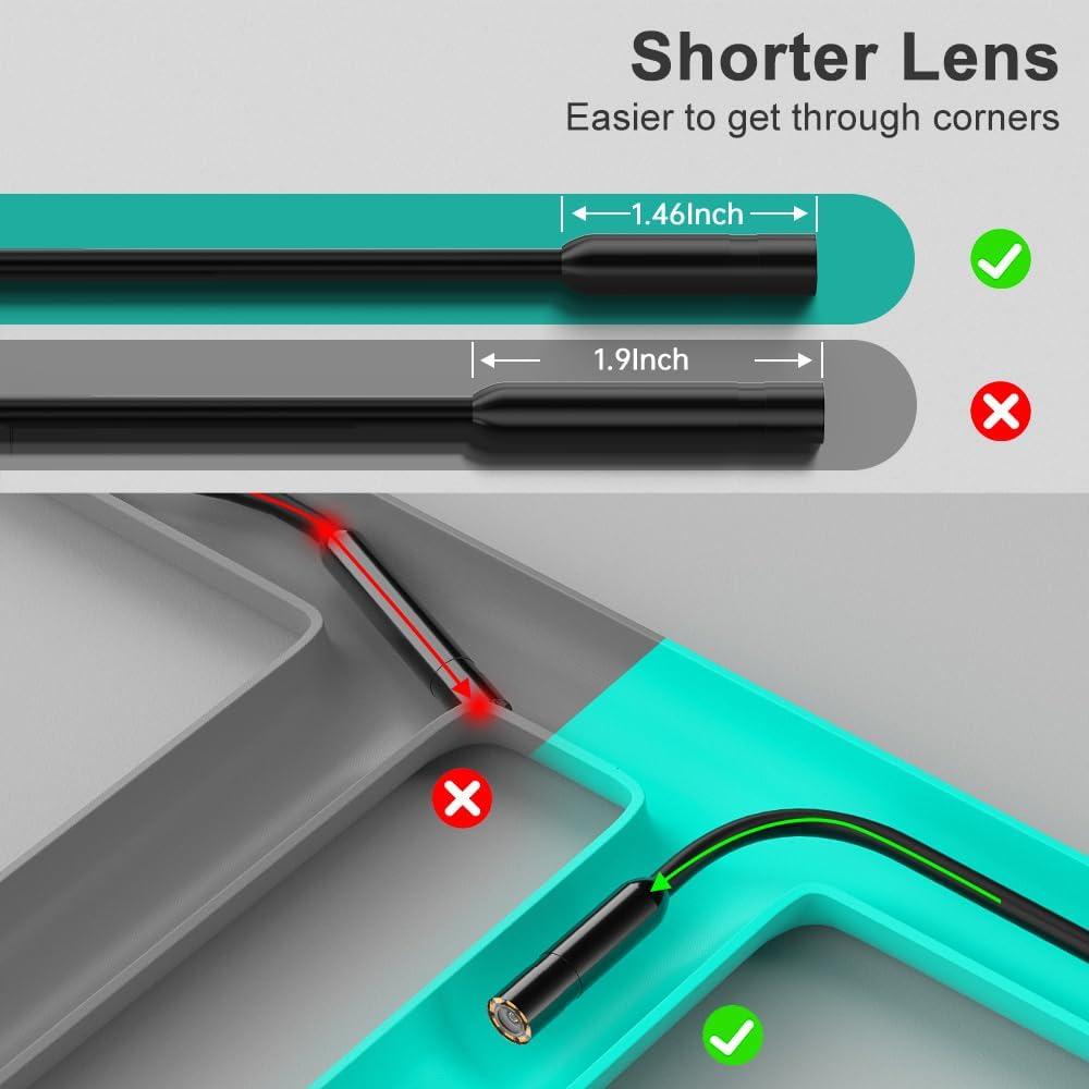 Endoscopio ILIHOME HD 1080P 5m con Luz LED Ajustable