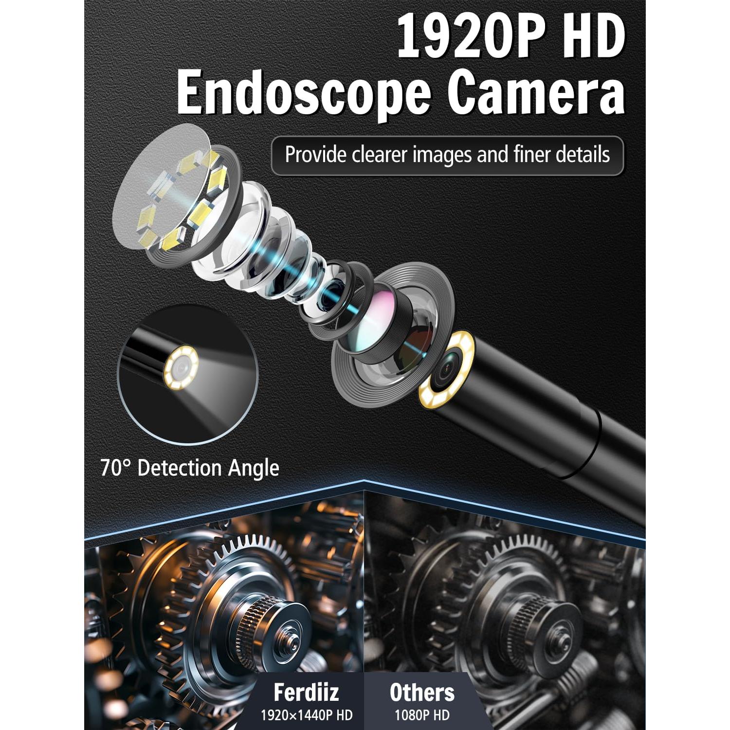 Cámara Endoscópica Ferdiiz AN112-5m 1920P HD 5m IP67