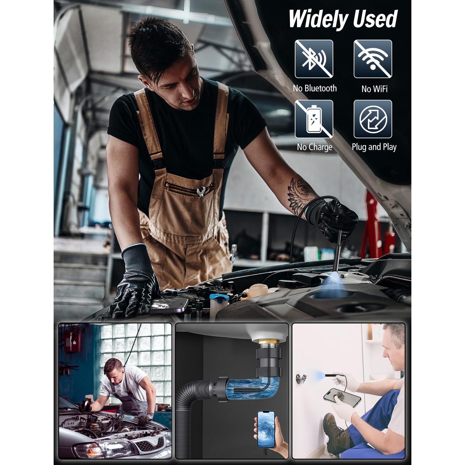 Cámara Endoscópica Ferdiiz AN112-5m 1920P HD 5m IP67