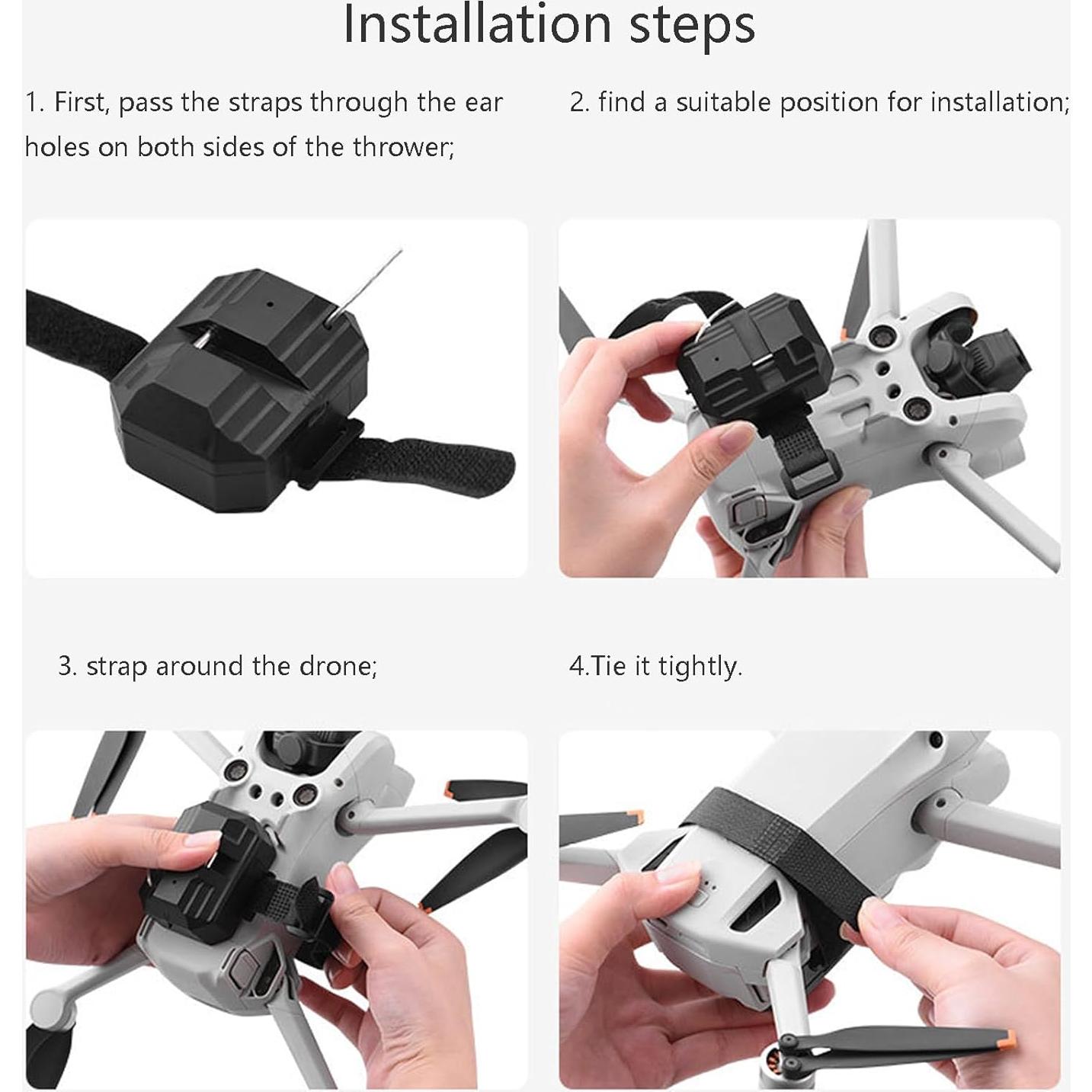 Sistema Airdrop Genérico para Drones DJI Mini 4 Pro/3/2