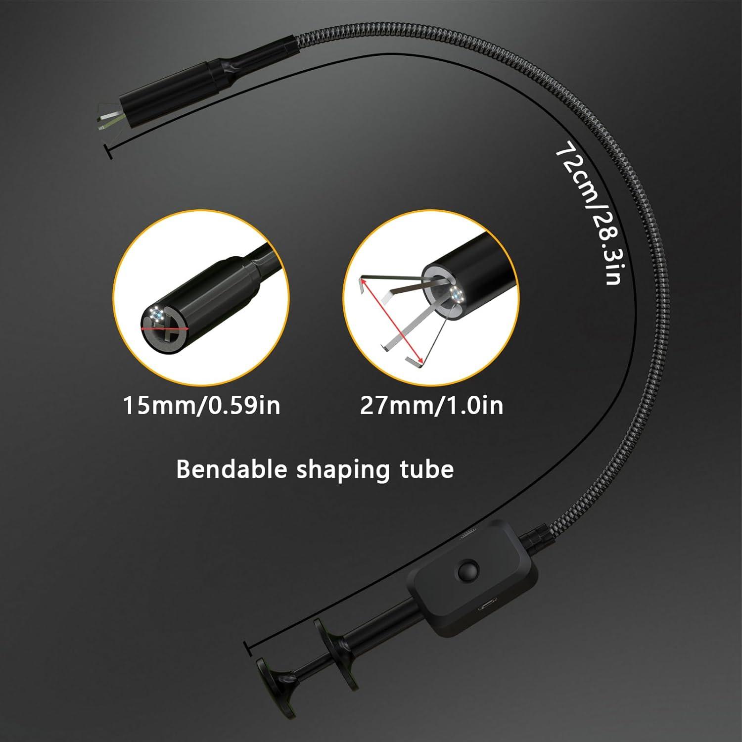 Cámara de Endoscopio KeFvoer 60cm HD con Luz LED Ajustable