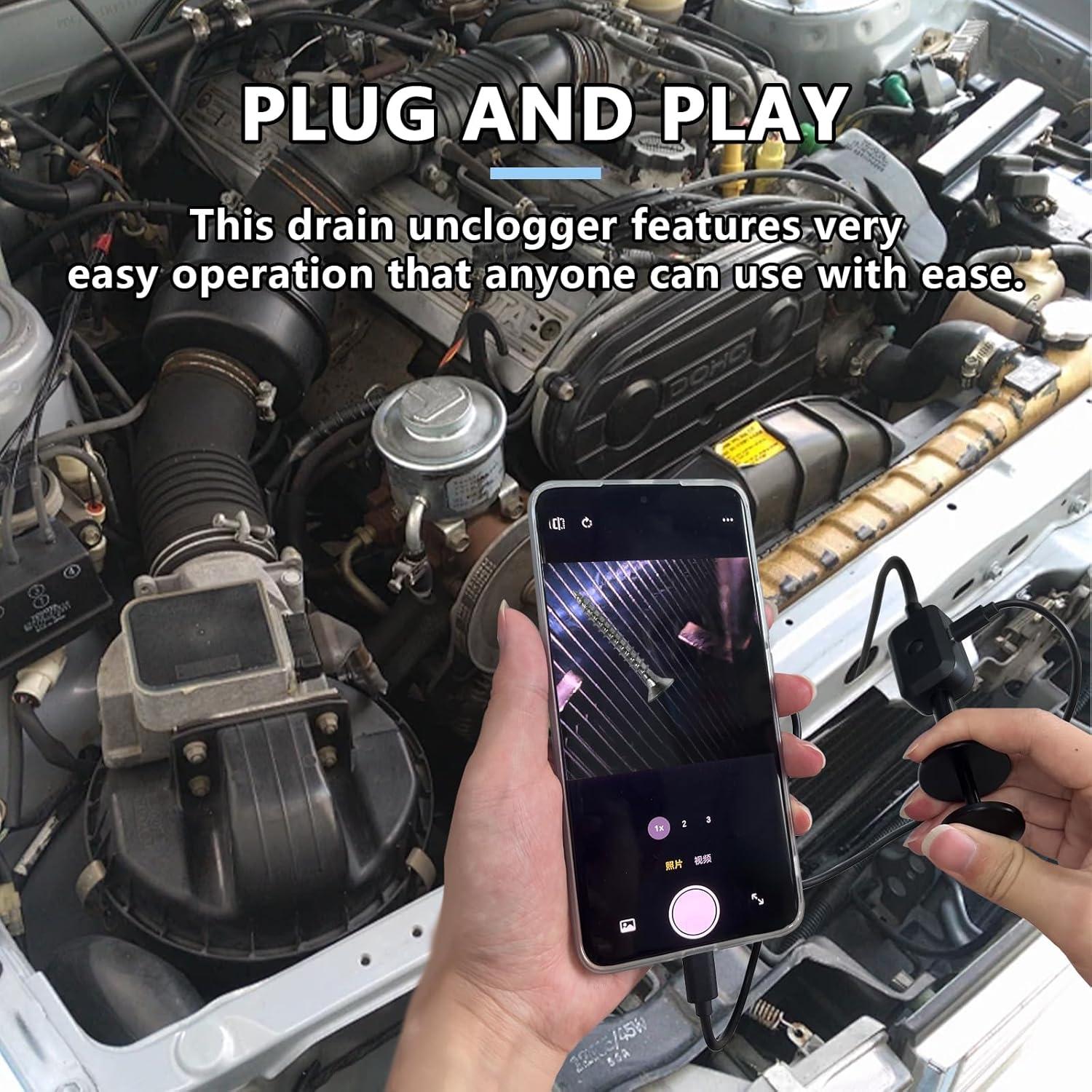 Cámara de Endoscopio KeFvoer 60cm HD con Luz LED Ajustable