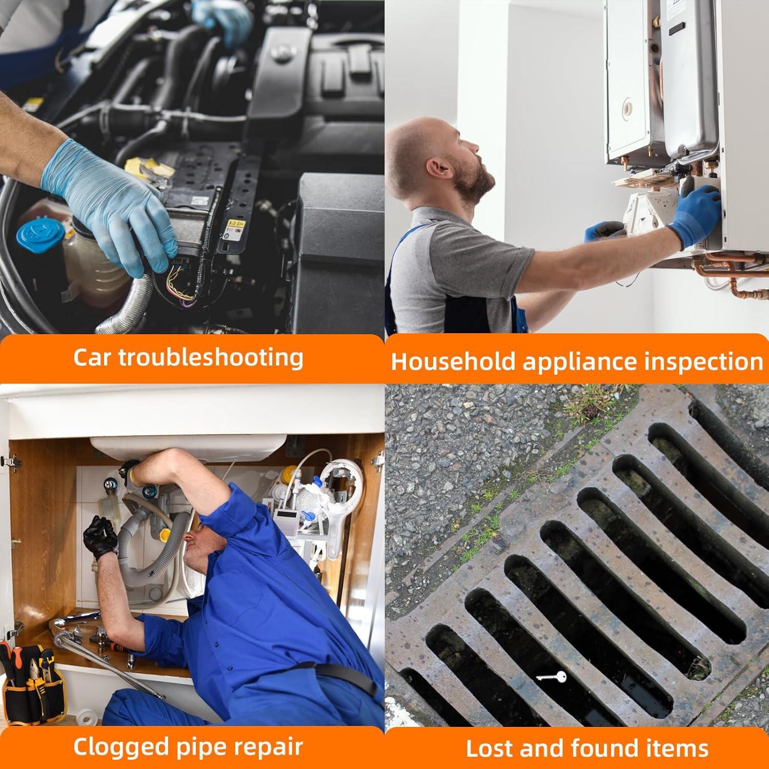 Cámara Endoscópica Ennovor 4.3" HD 1920P IP67 10m