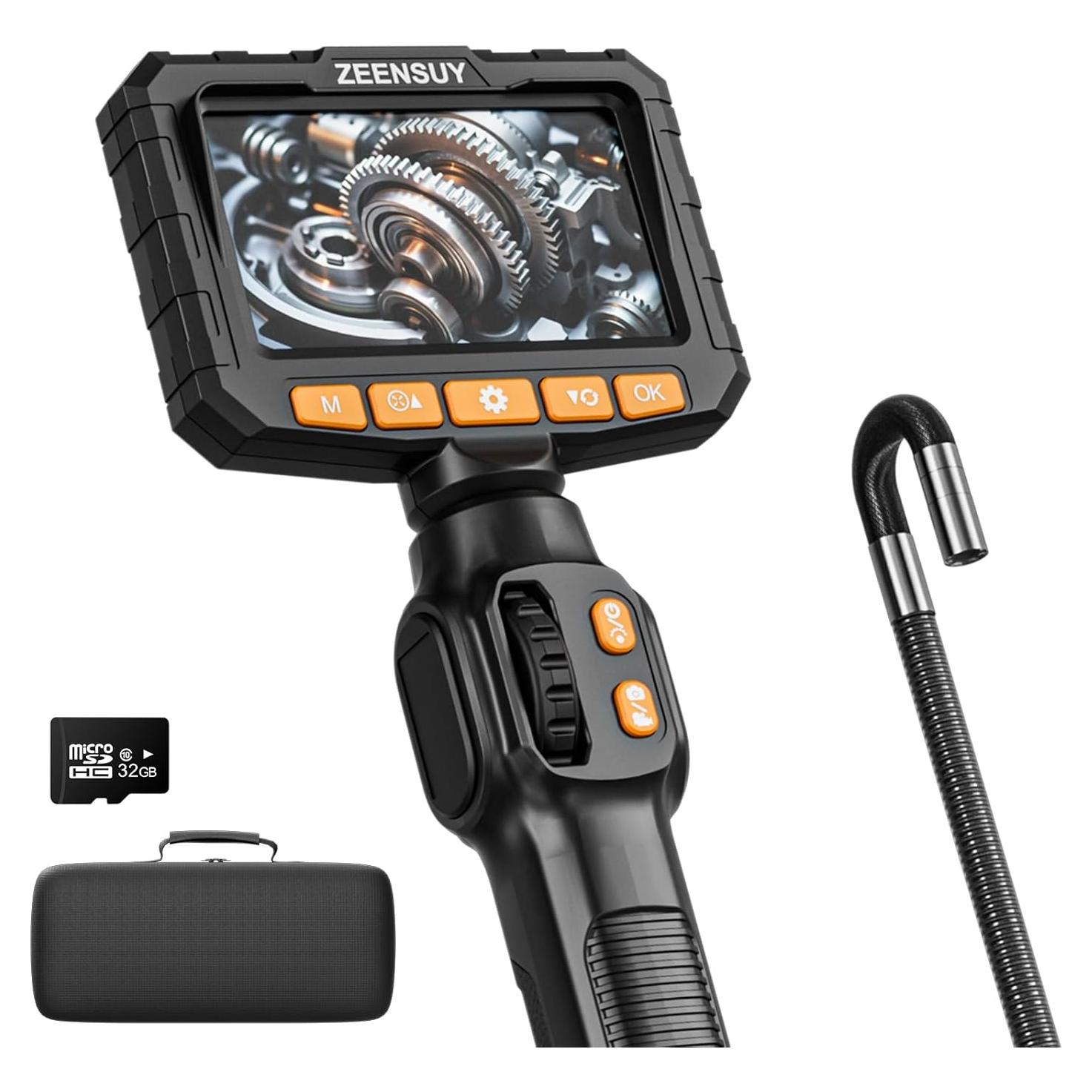 Cámara Borescopio Articulada ZEENSUY 0.24" (6.1mm) 5FT (1.52m)