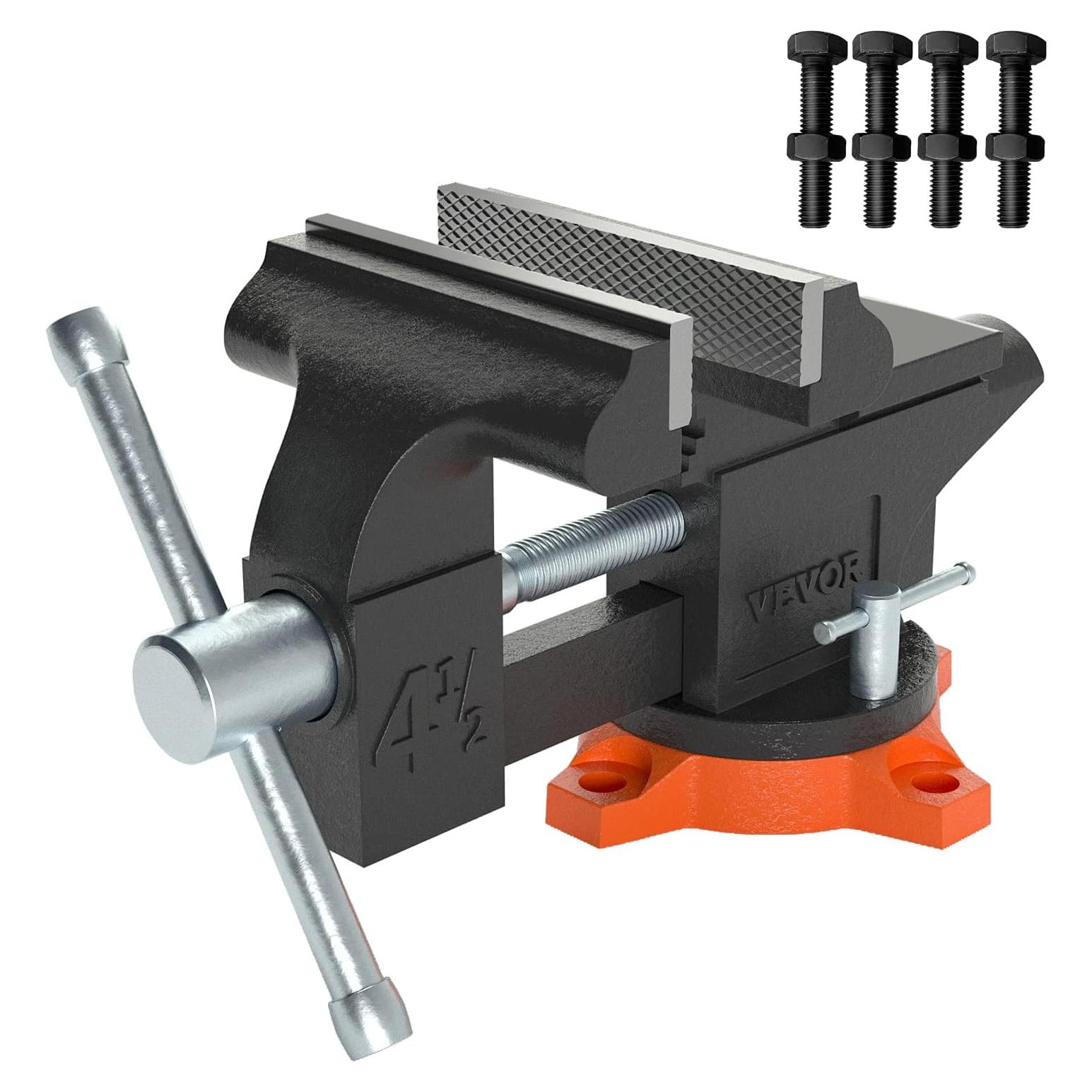 Prensa de Banco VEVOR 11.5 cm Hierro Fundido Multifuncional