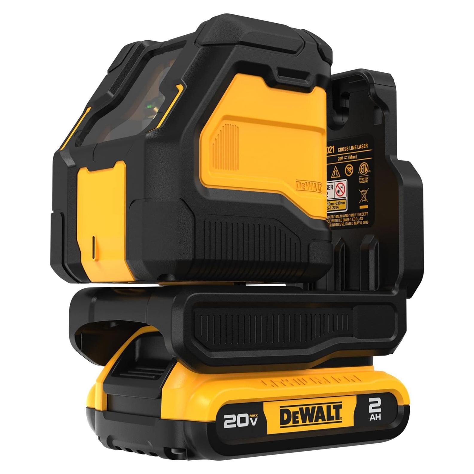 Nivel Láser Cruzado DEWALT 20V MAX Verde DCLE34021D1