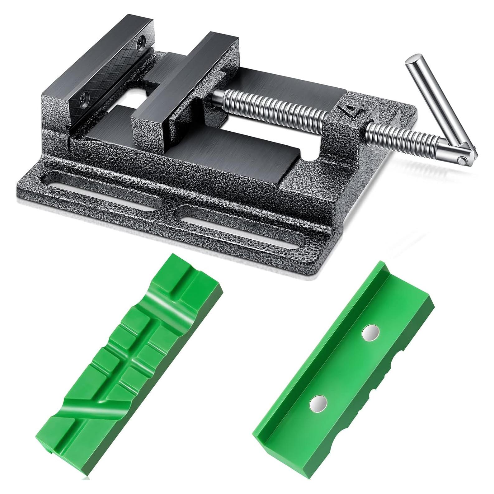 Prensa de Taladro Lanties 4" Magnética con Almohadillas