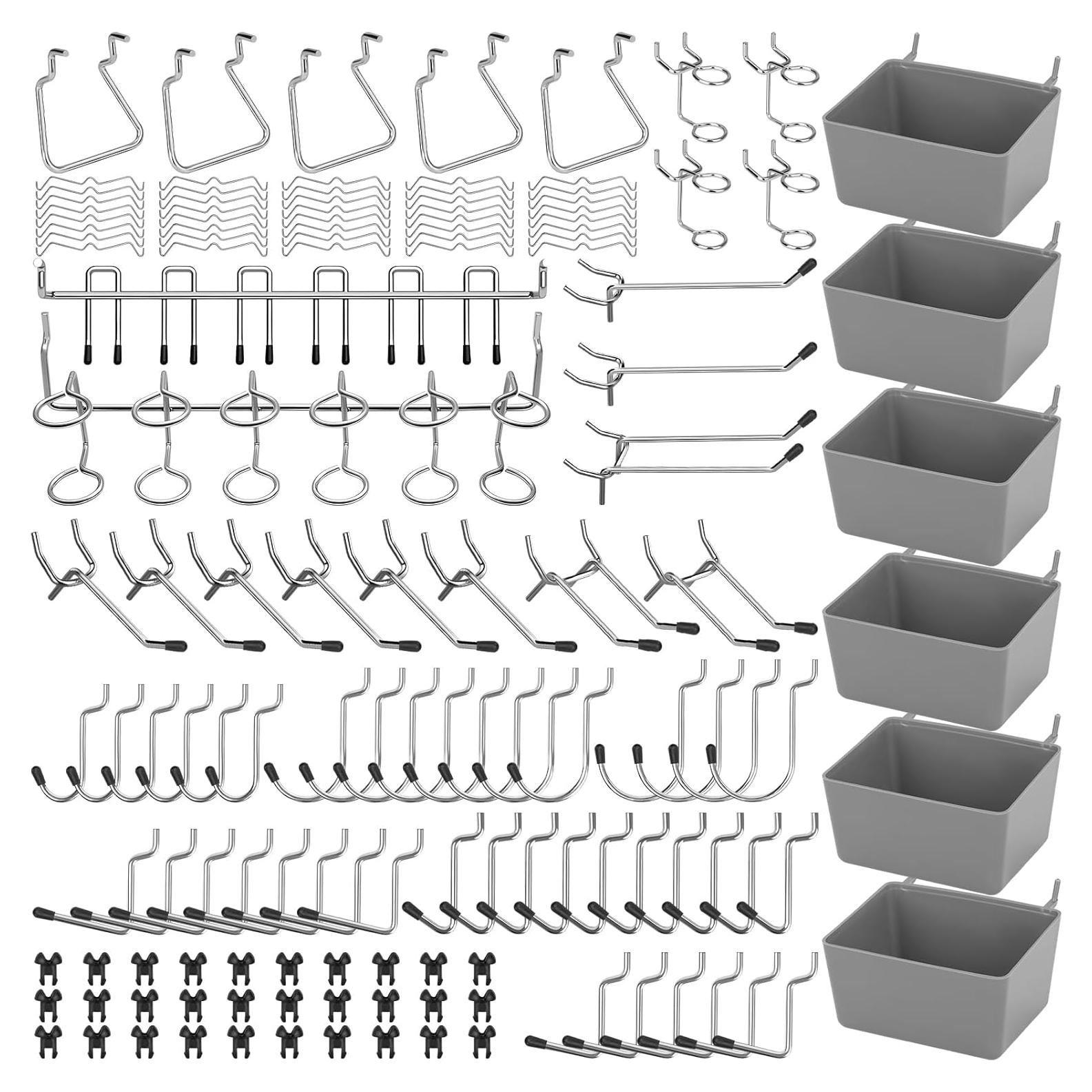 Juego de Ganchos para Tablero Comkrivy 17 en 1 - 143 Piezas