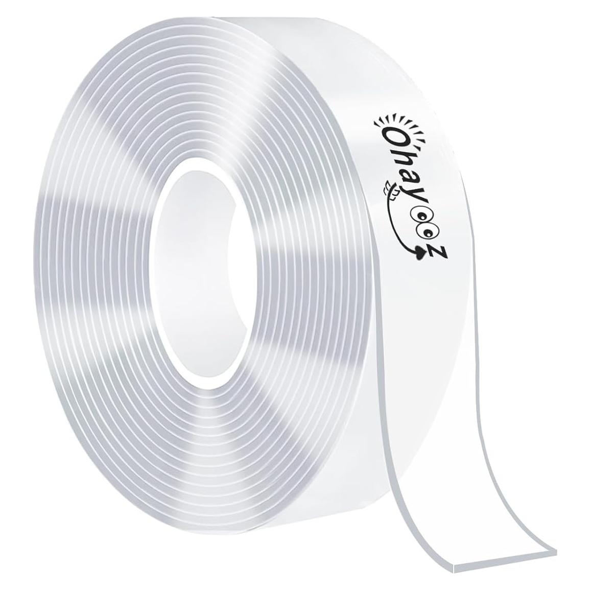 Cinta Adhesiva Doble Cara Ohayooz 3.05m Resistente al Agua
